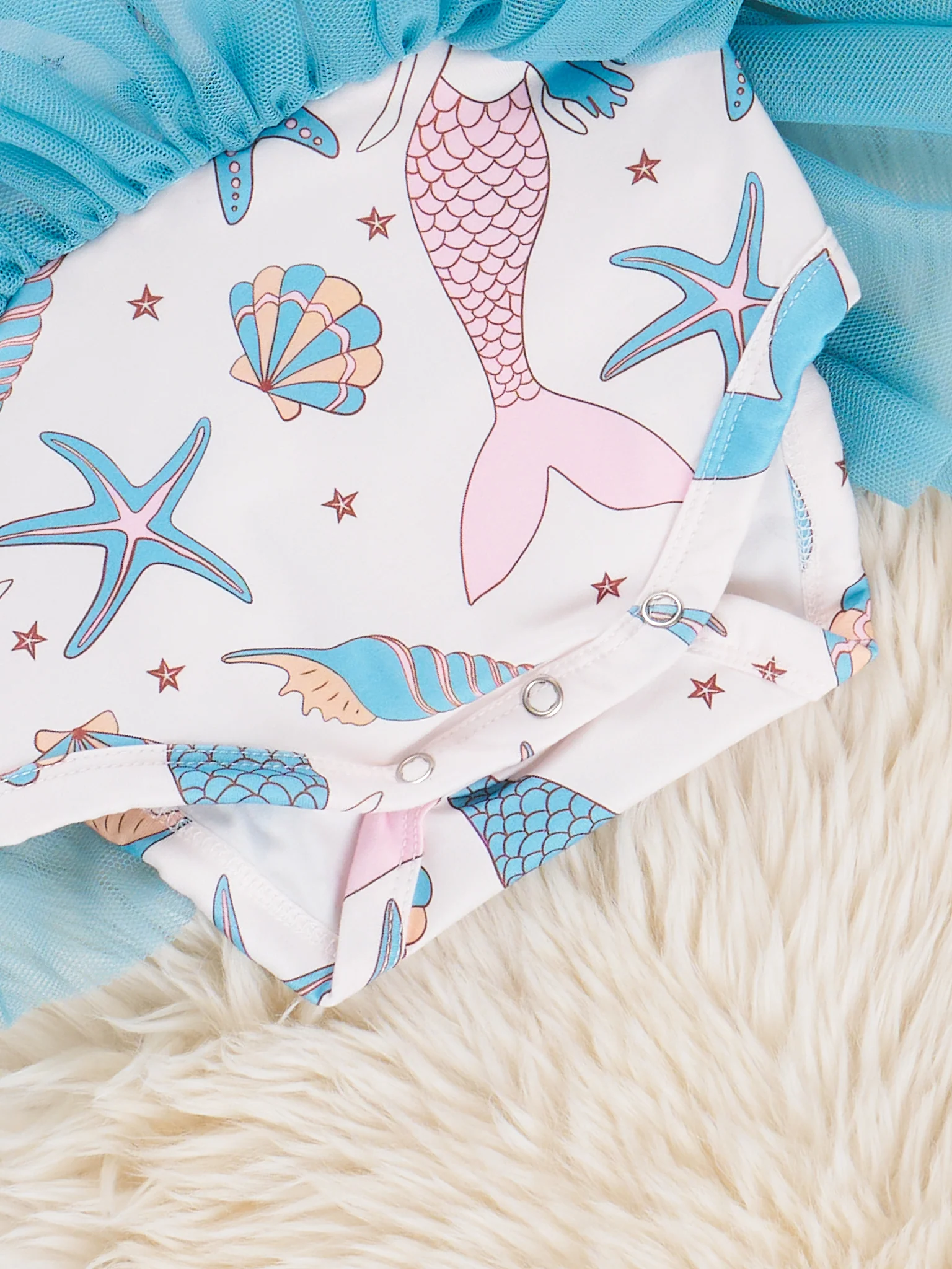 Mermaids & Seashells Bubble Romper - Image 2