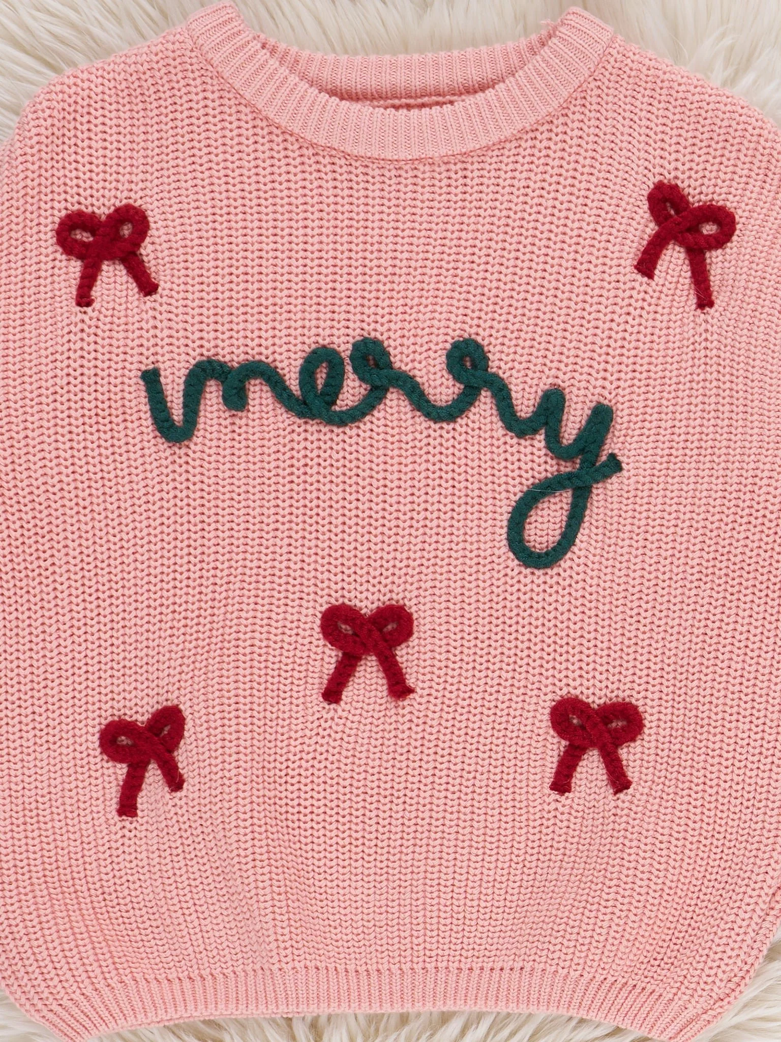 Merry Bows Oversized Sweater - Image 3