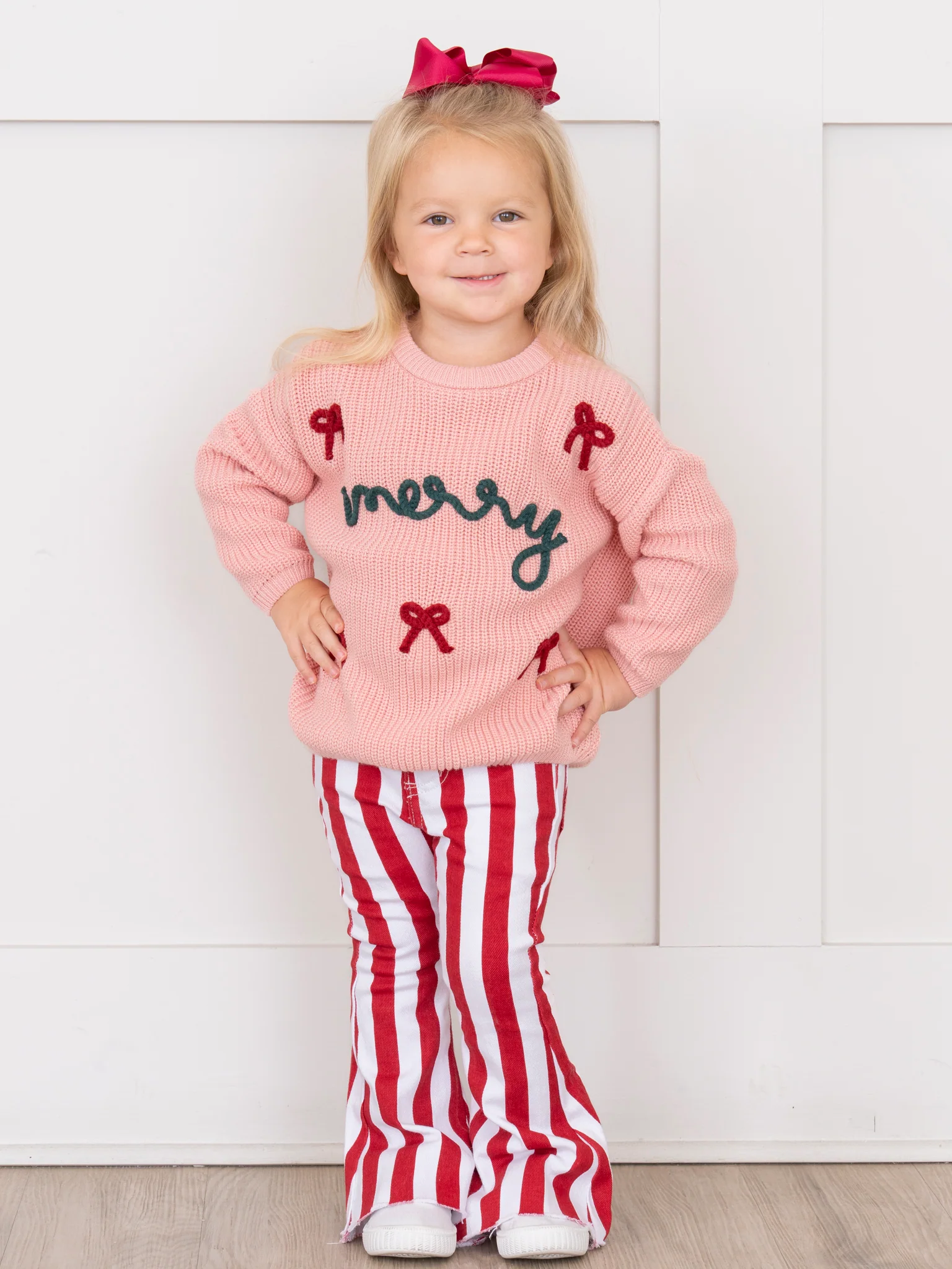 Merry Bows Oversized Sweater - Image 4