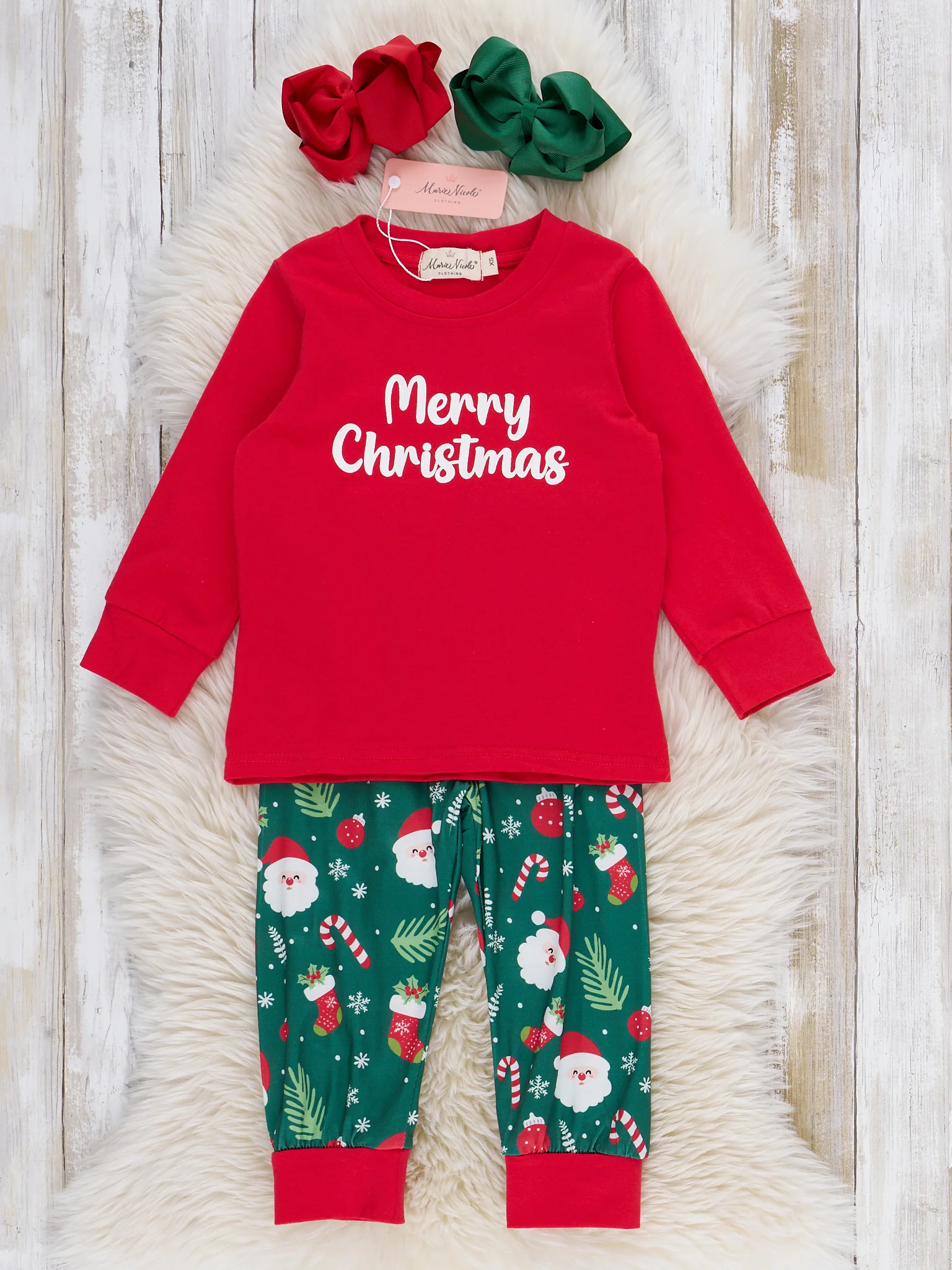 "Merry Christmas" Celebration Pajamas - Image 2