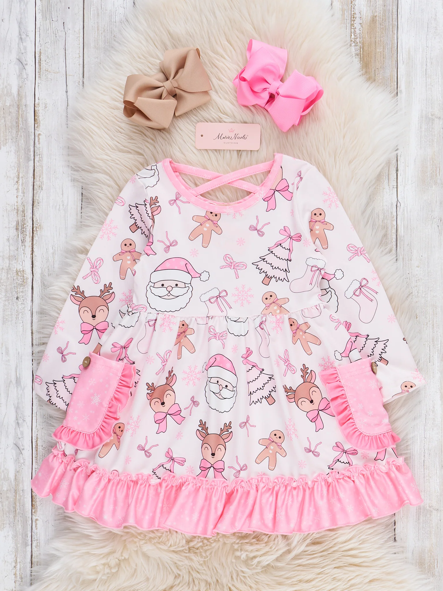 Merry Magic Ruffle Dress