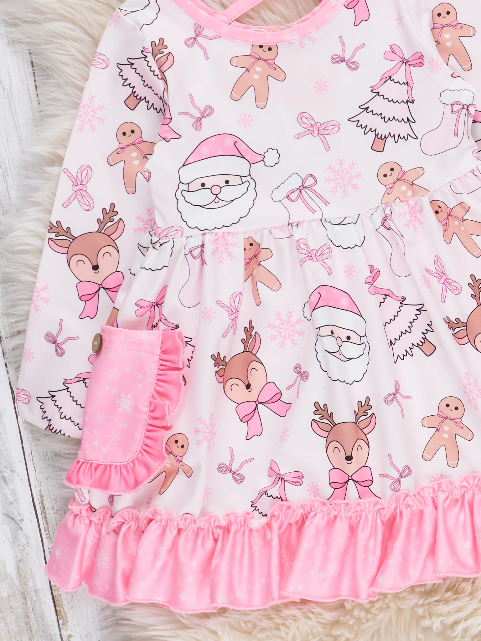 Merry Magic Ruffle Dress - Image 2