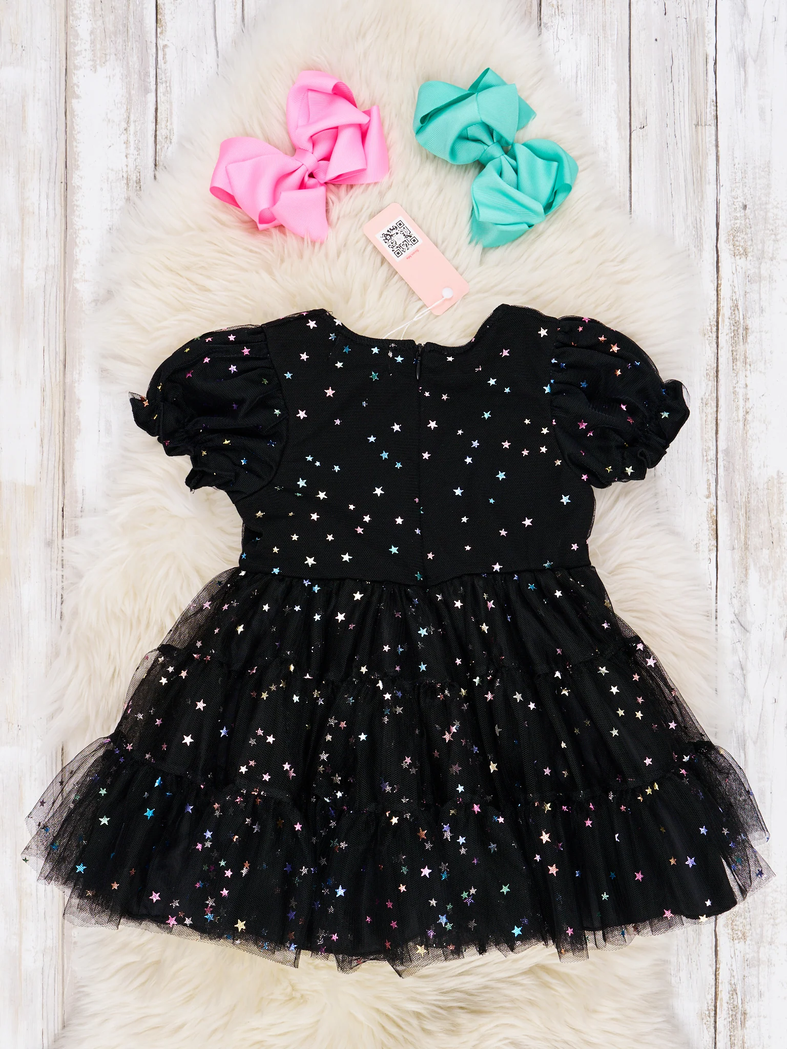 Midnight Sparkly Tulle Dress - Image 2