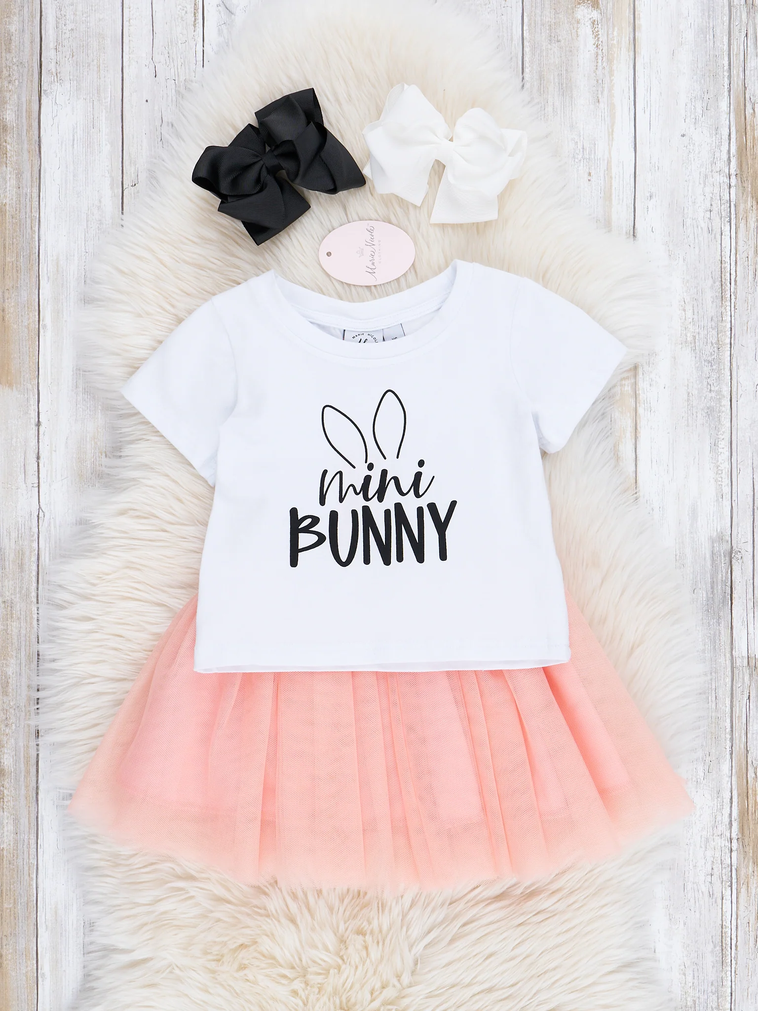 "Mini Bunny" Outfit w/ Tulle Skirt