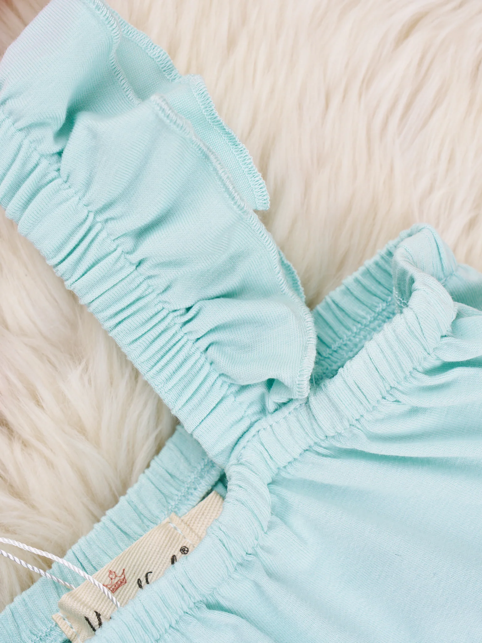 Mint Tiered Ruffle Tank & Bell Bottoms Outfit - Image 3