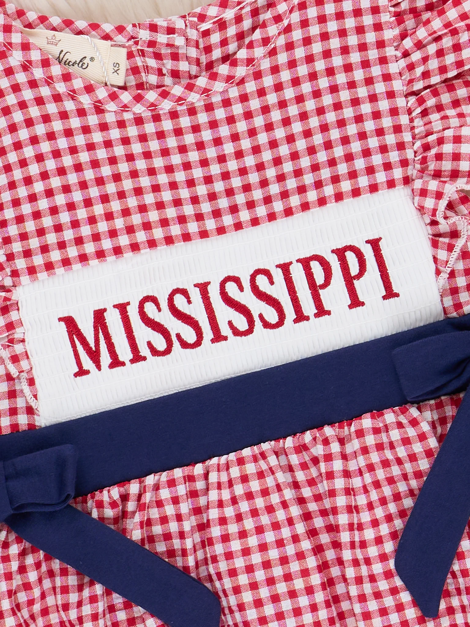 Mississippi Smocked Gingham Dress - Image 3