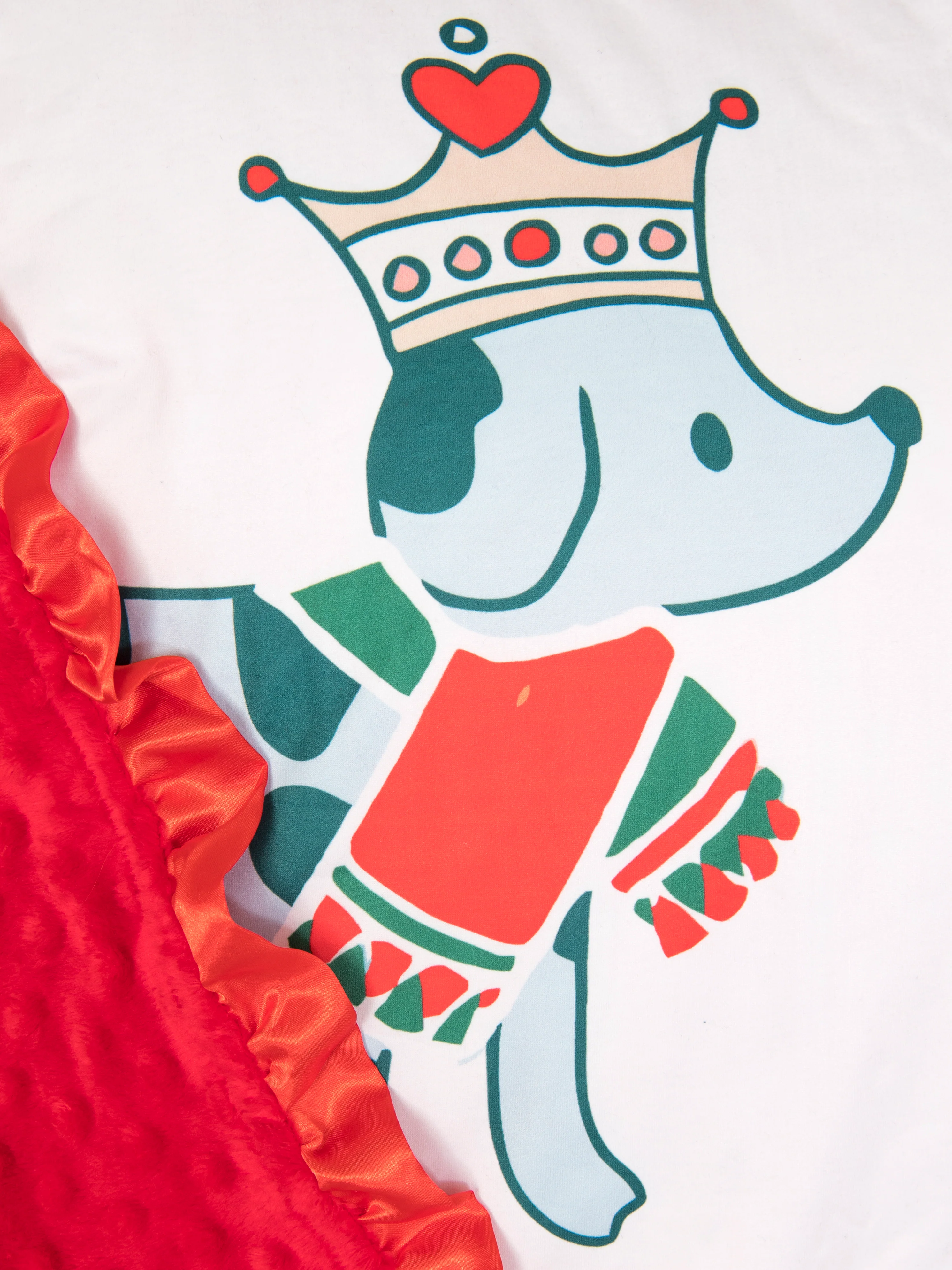 MNC Royal Pups™ Christmas Minky Blanket - Image 3
