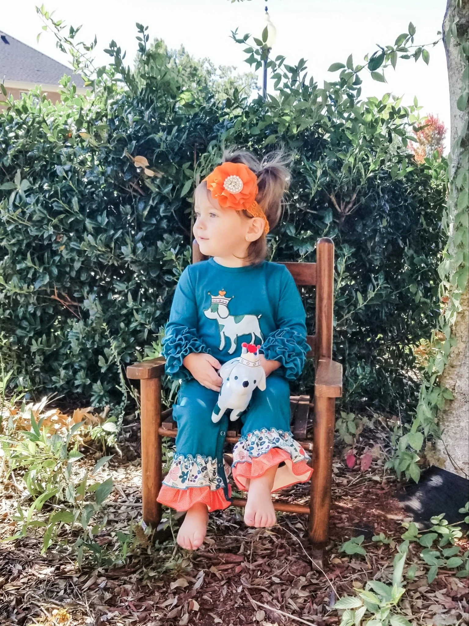 MNC Royal Pups™ - Eloise Icing Ruffle Romper - Image 3