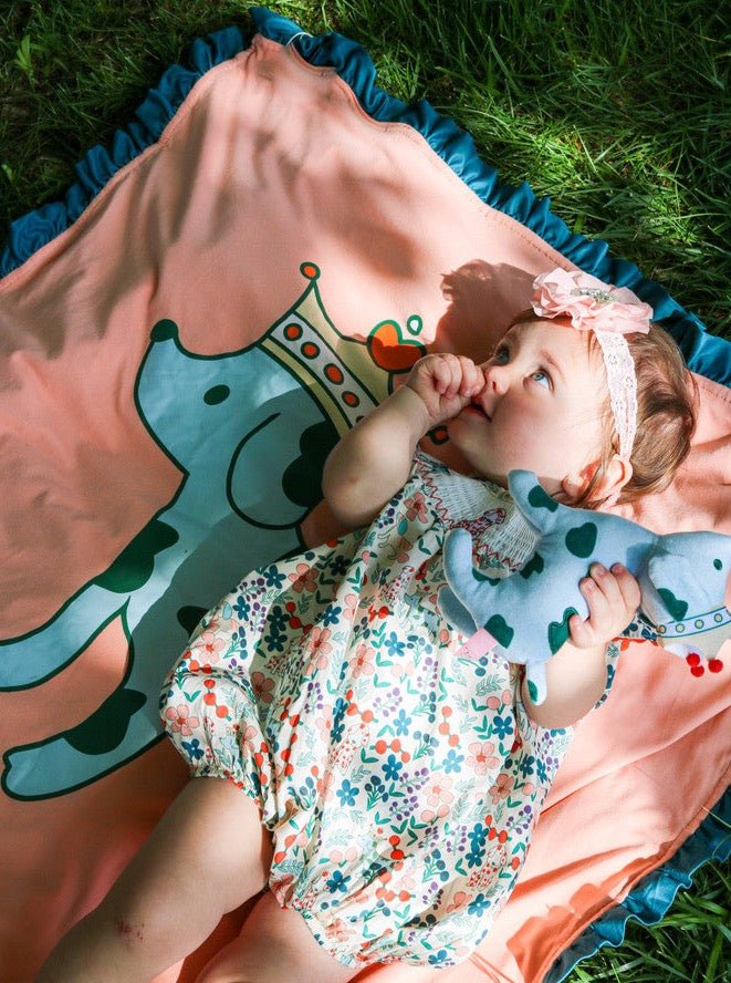 MNC Royal Pups Smocked Floral Bubble™ - Image 3