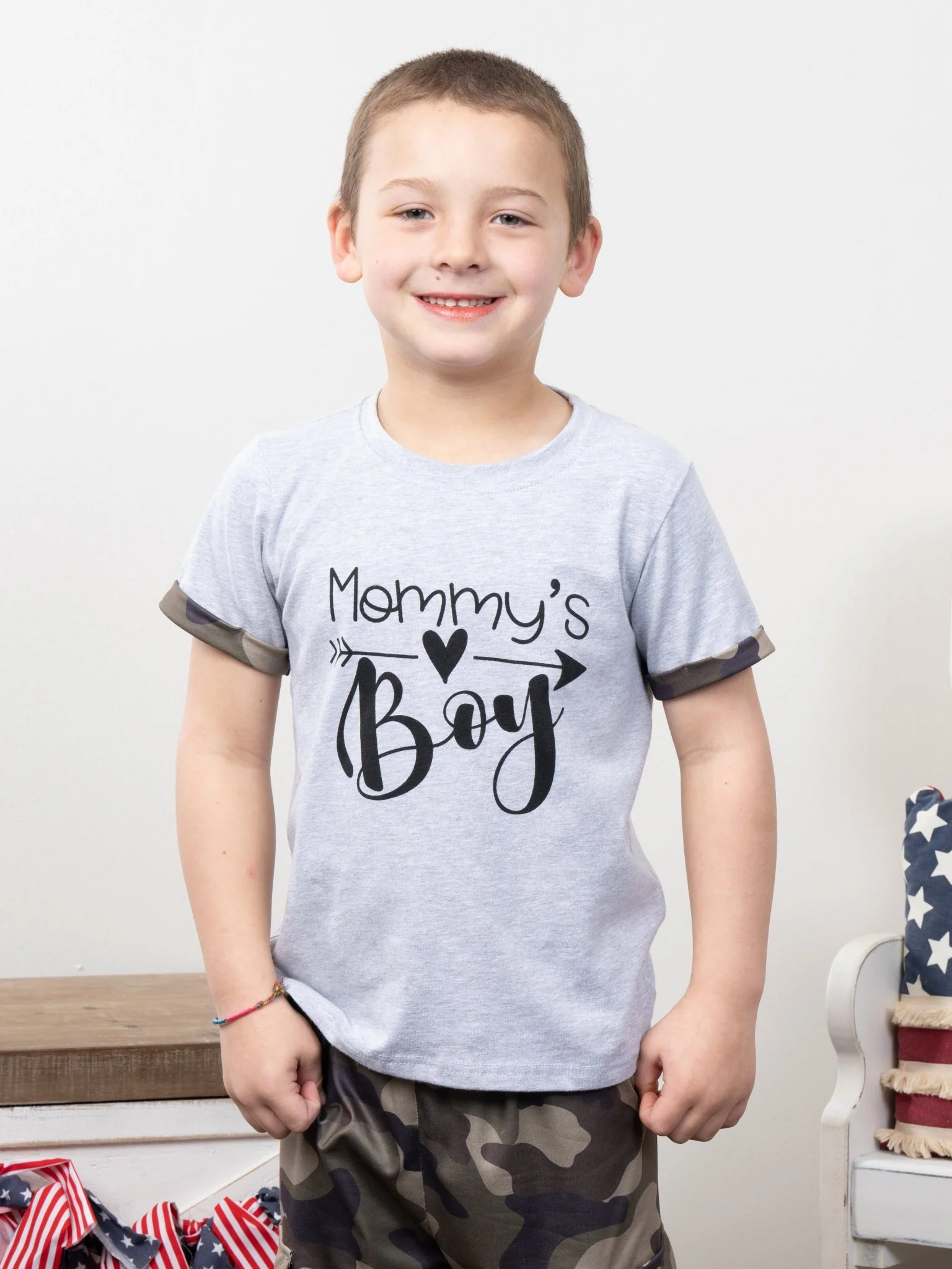 Mom & Me "Boy Mama" Camo Shirt - Image 3