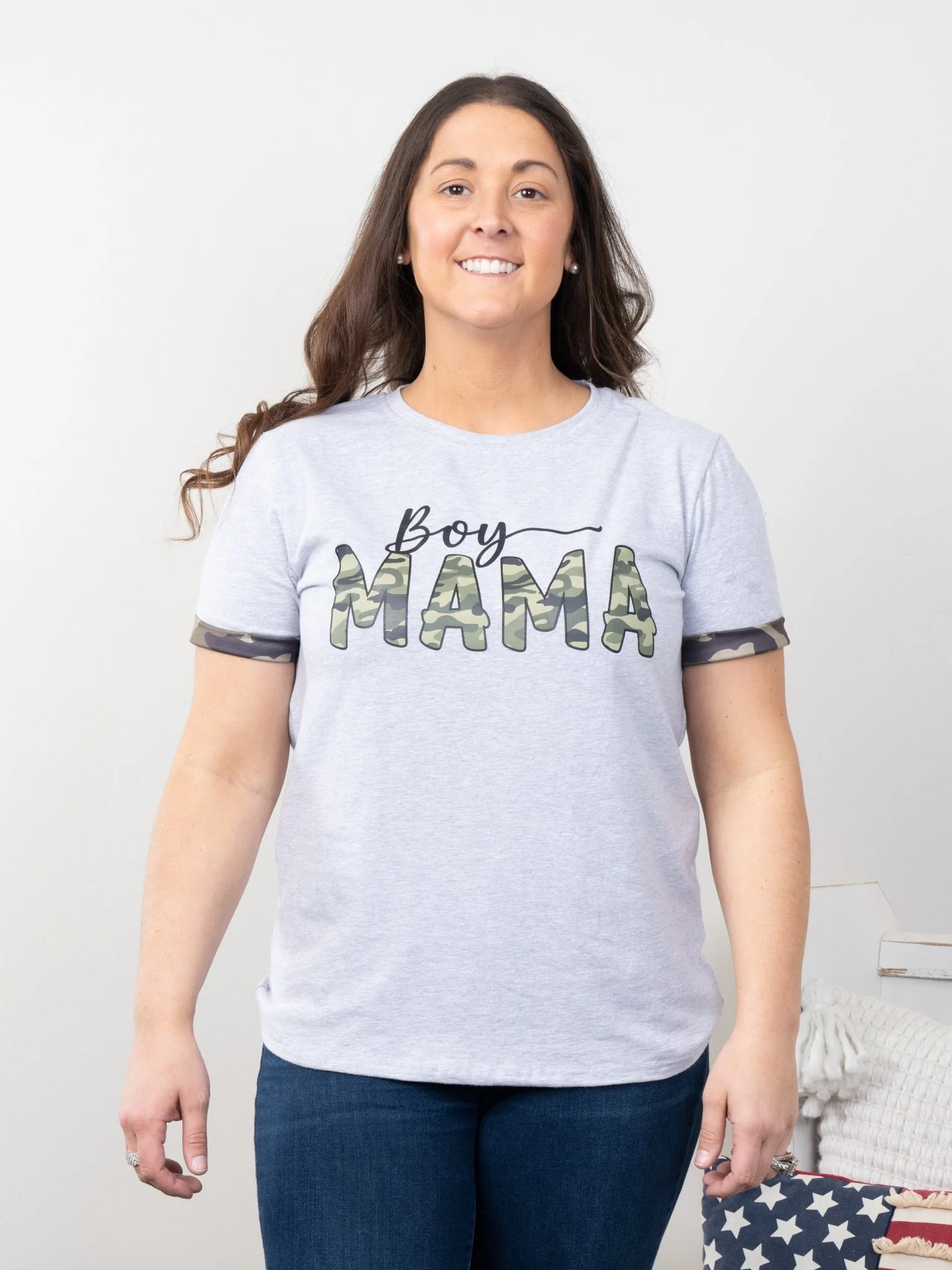 Mom & Me "Boy Mama" Camo Shirt - Image 4