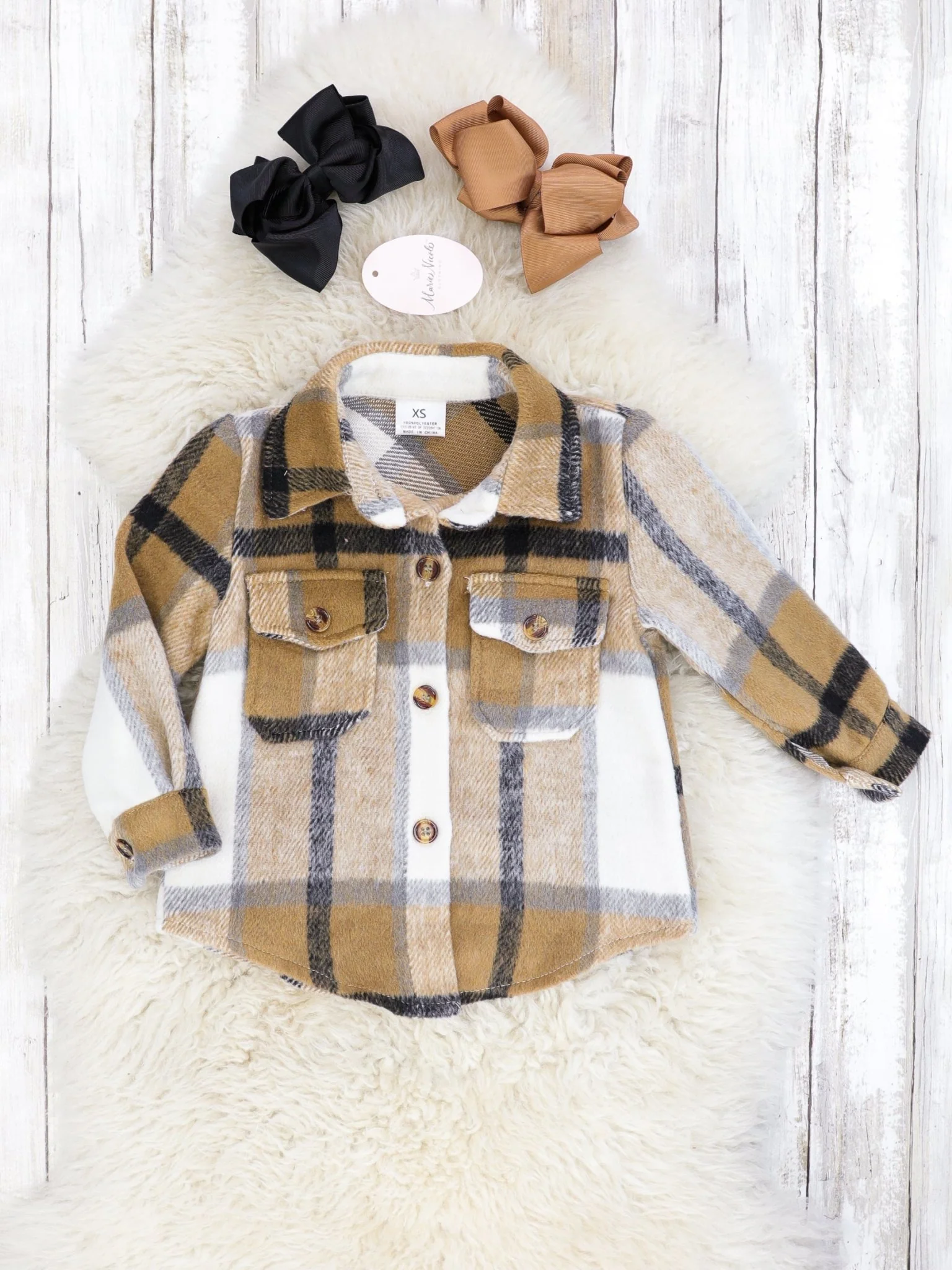 Mom & Me Brown & Cream Flannel - Image 4