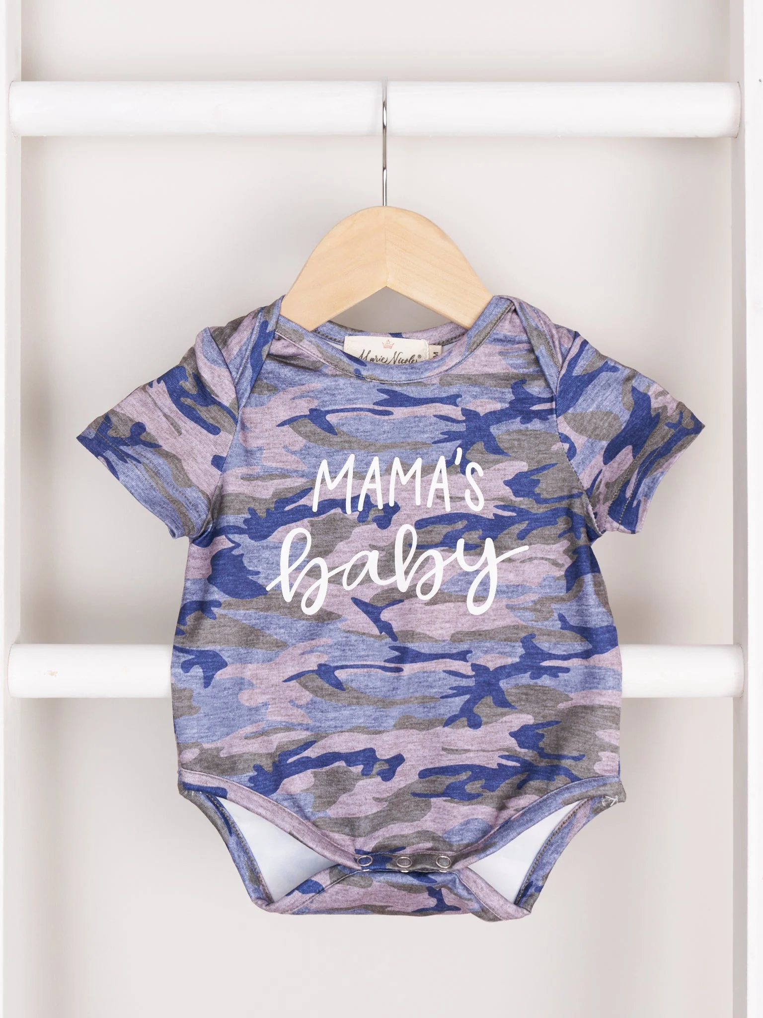 Mom & Me Camouflage "Mama's Boy/Girl/Baby" Shirt & Romper - Image 26