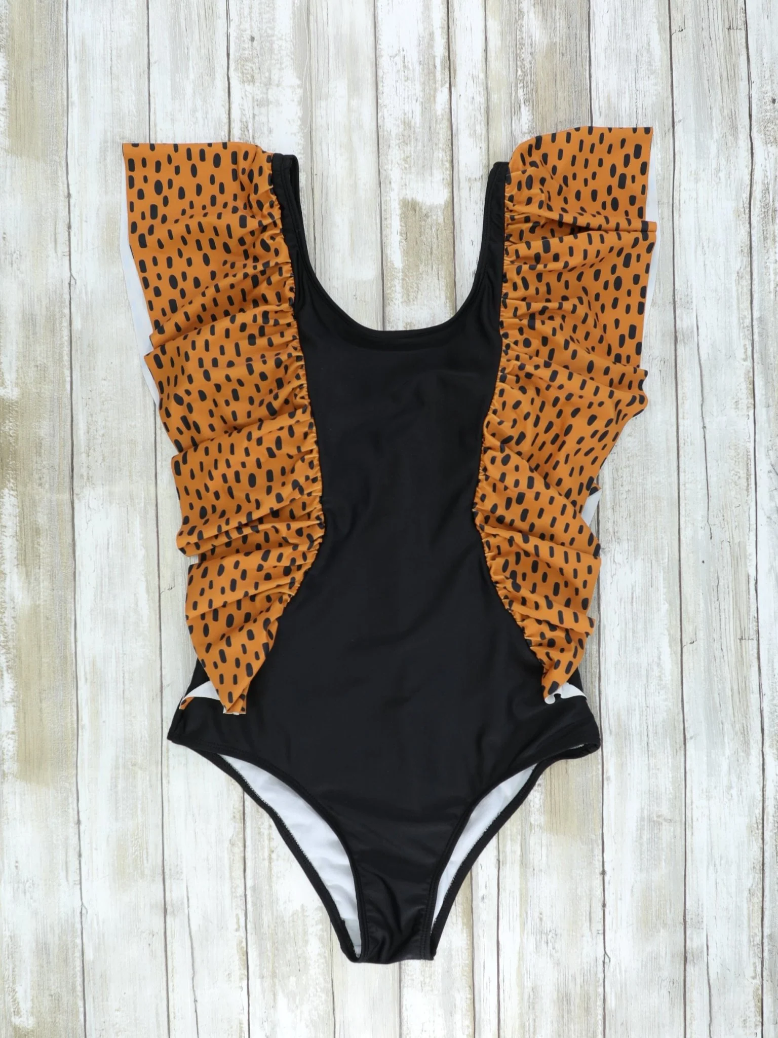 Mom & Me Cheetah Print Ruffle Swimsuit - Image 3