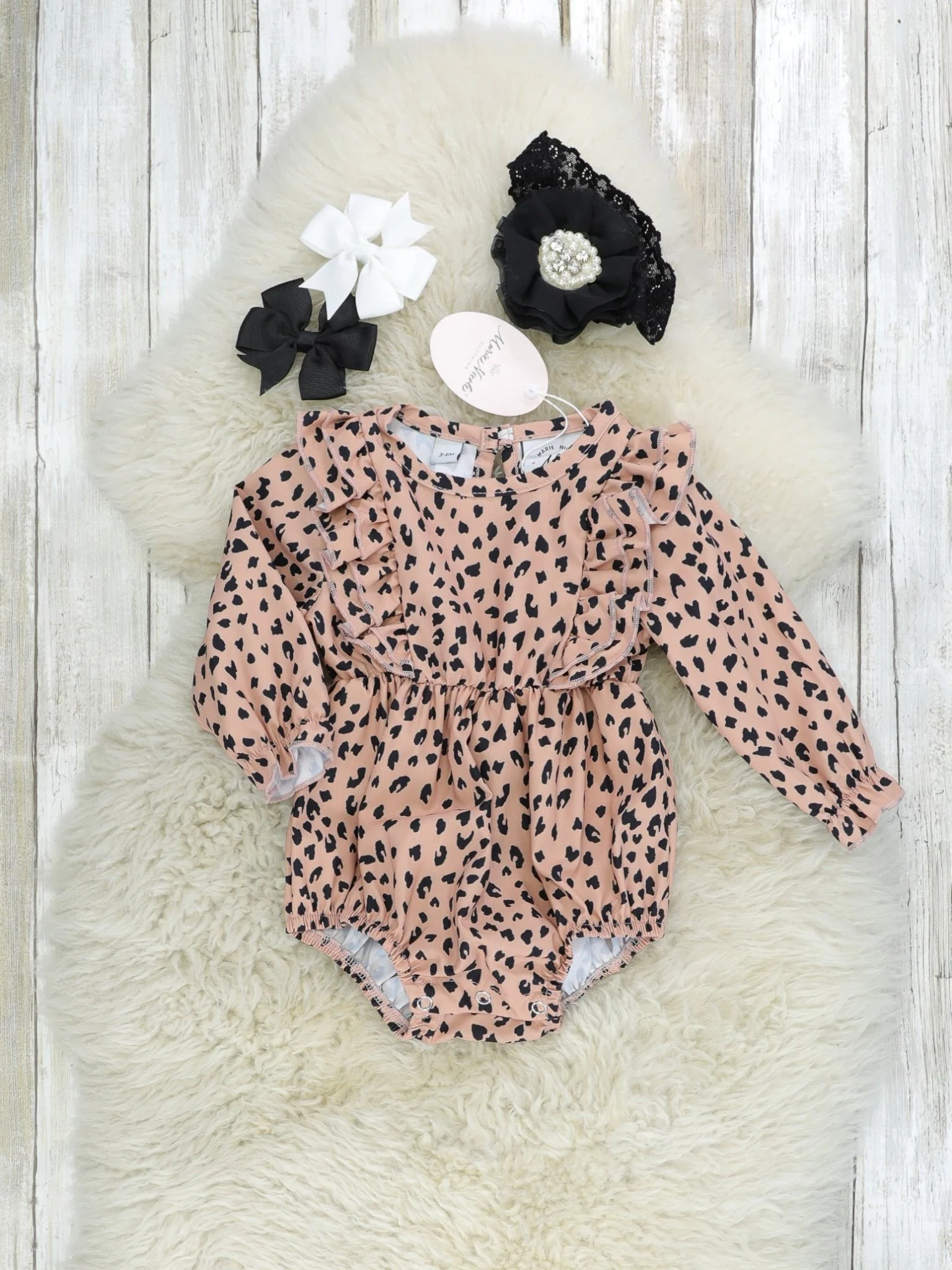 Mom & Me Cheetah Tie Dress & Romper - Image 2