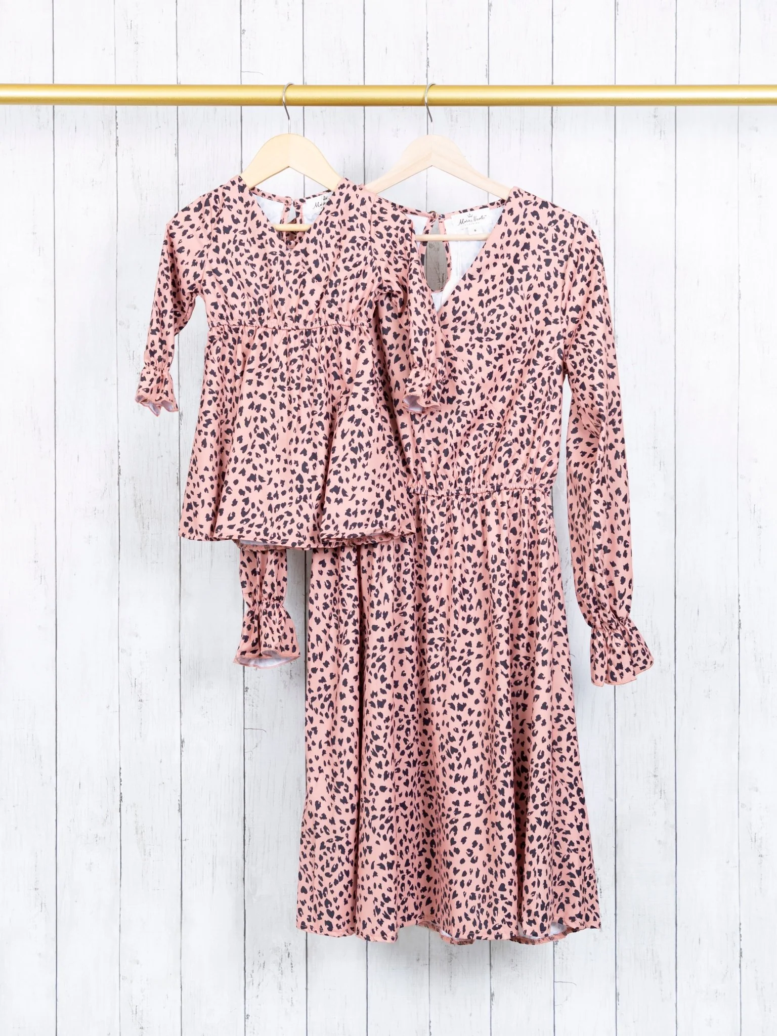 Mom & Me Cheetah V-Neck Dress - Image 2