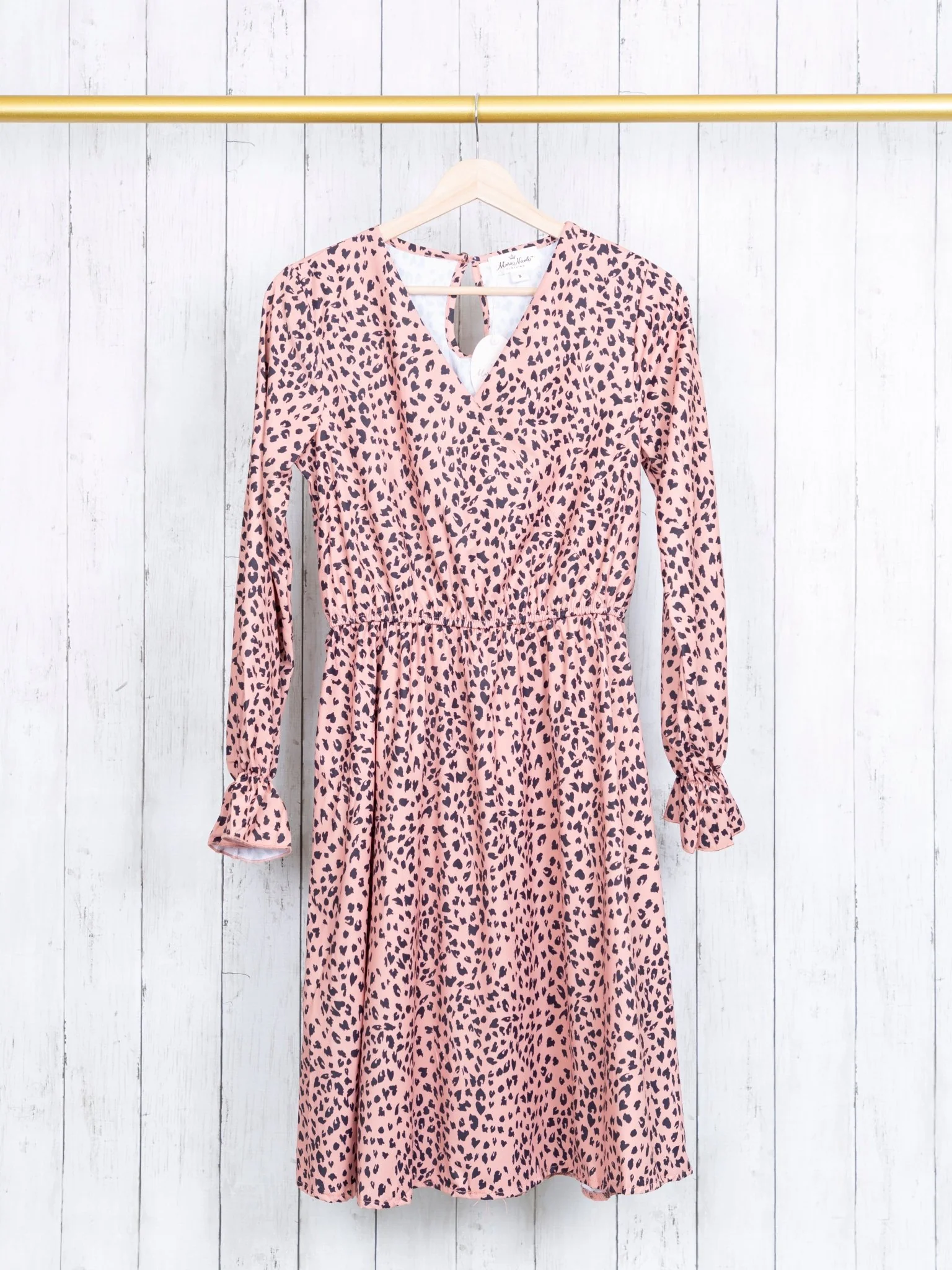 Mom & Me Cheetah V-Neck Dress - Image 3