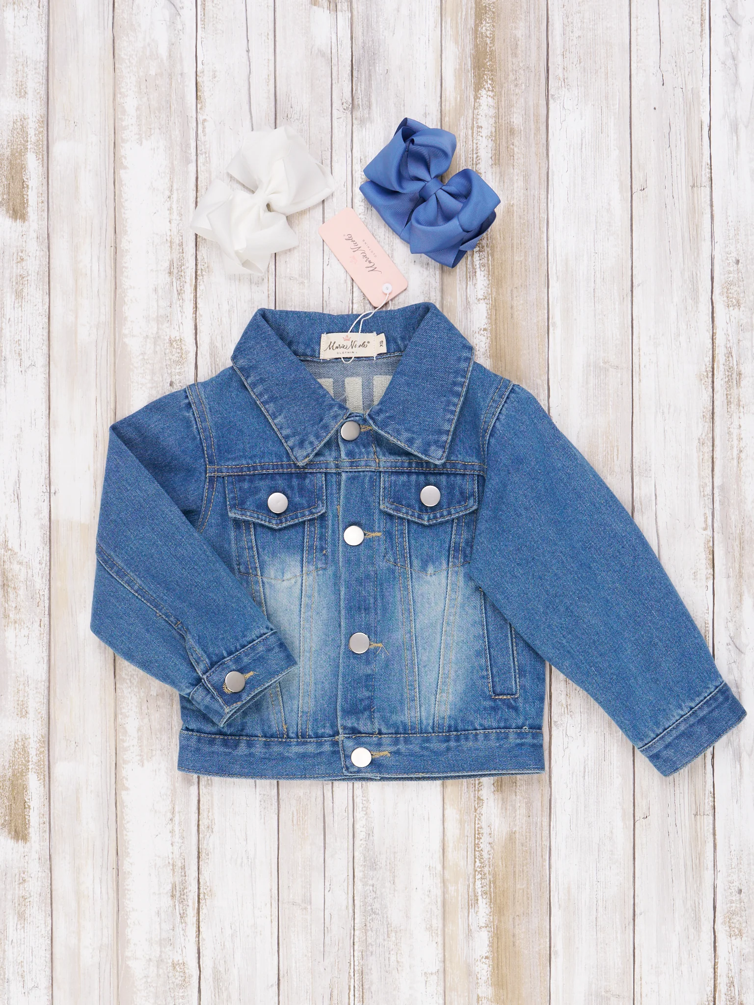 Mom & Me Dark Denim Jacket - Image 2