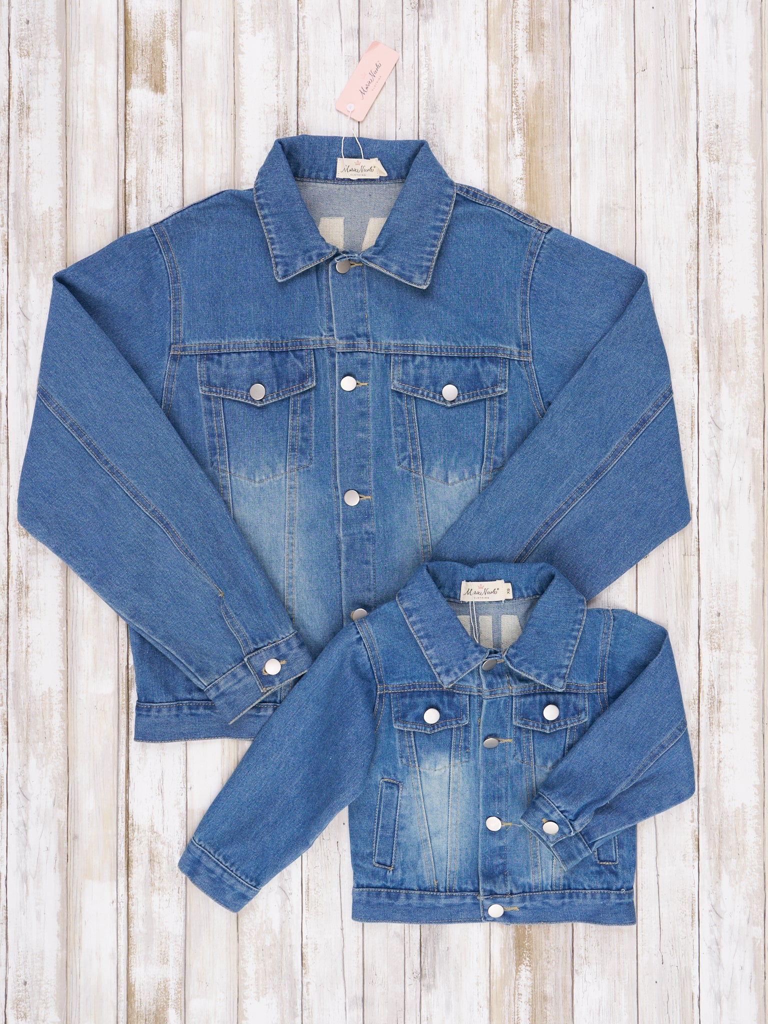Mom & Me Dark Denim Jacket - Image 6