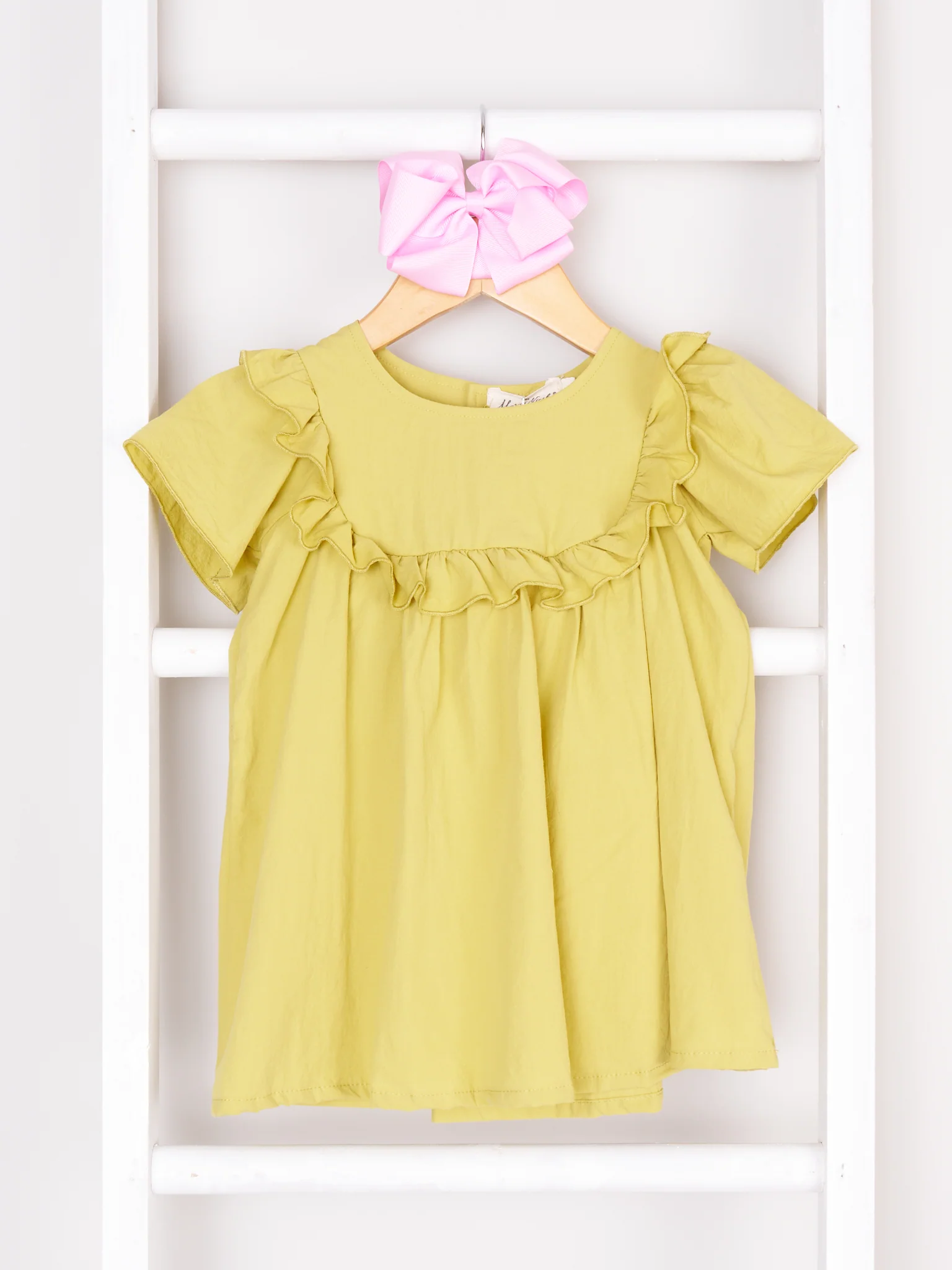 Mom & Me Green Ruffle Dress - Image 2