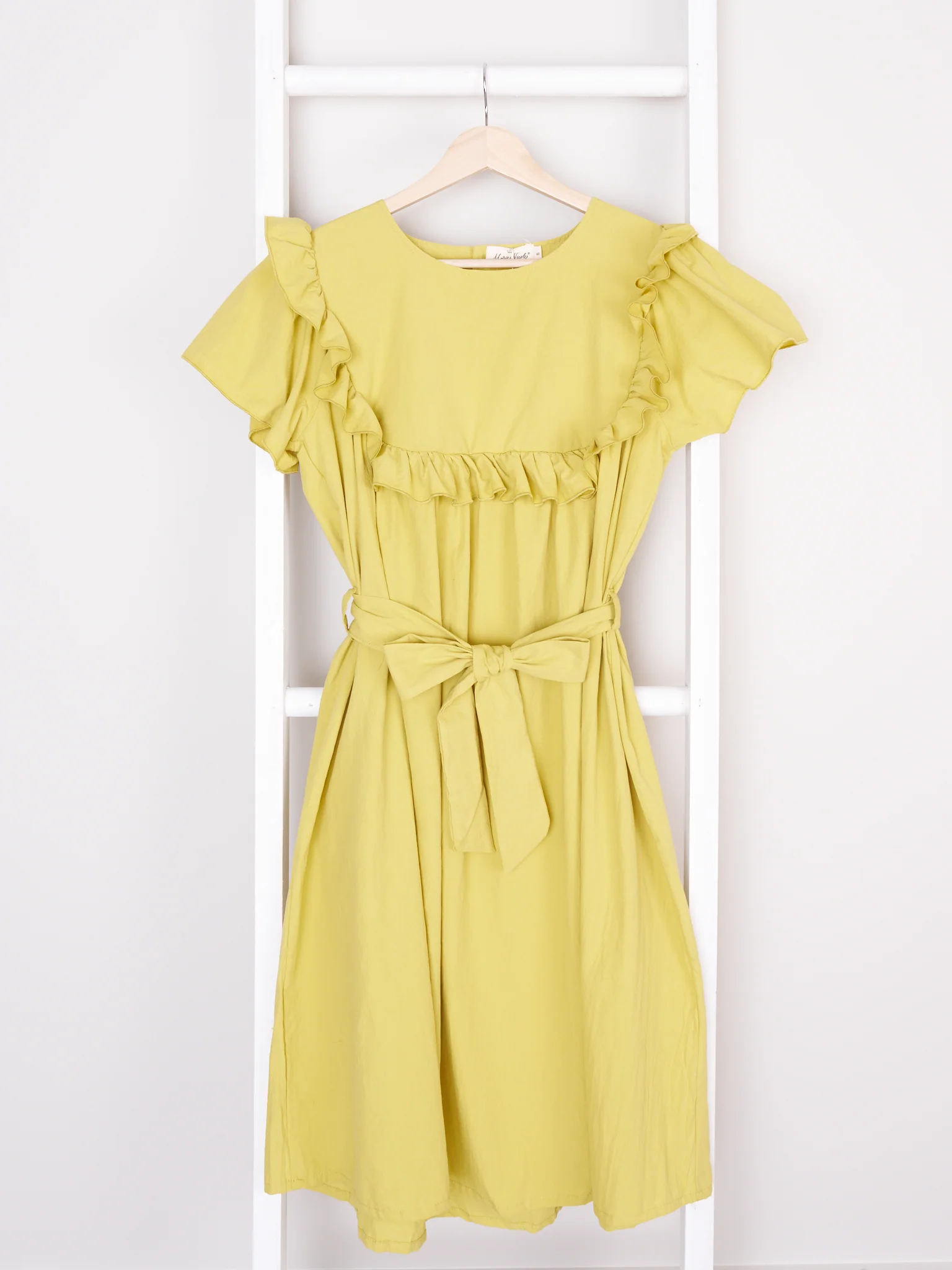 Mom & Me Green Ruffle Dress - Image 4