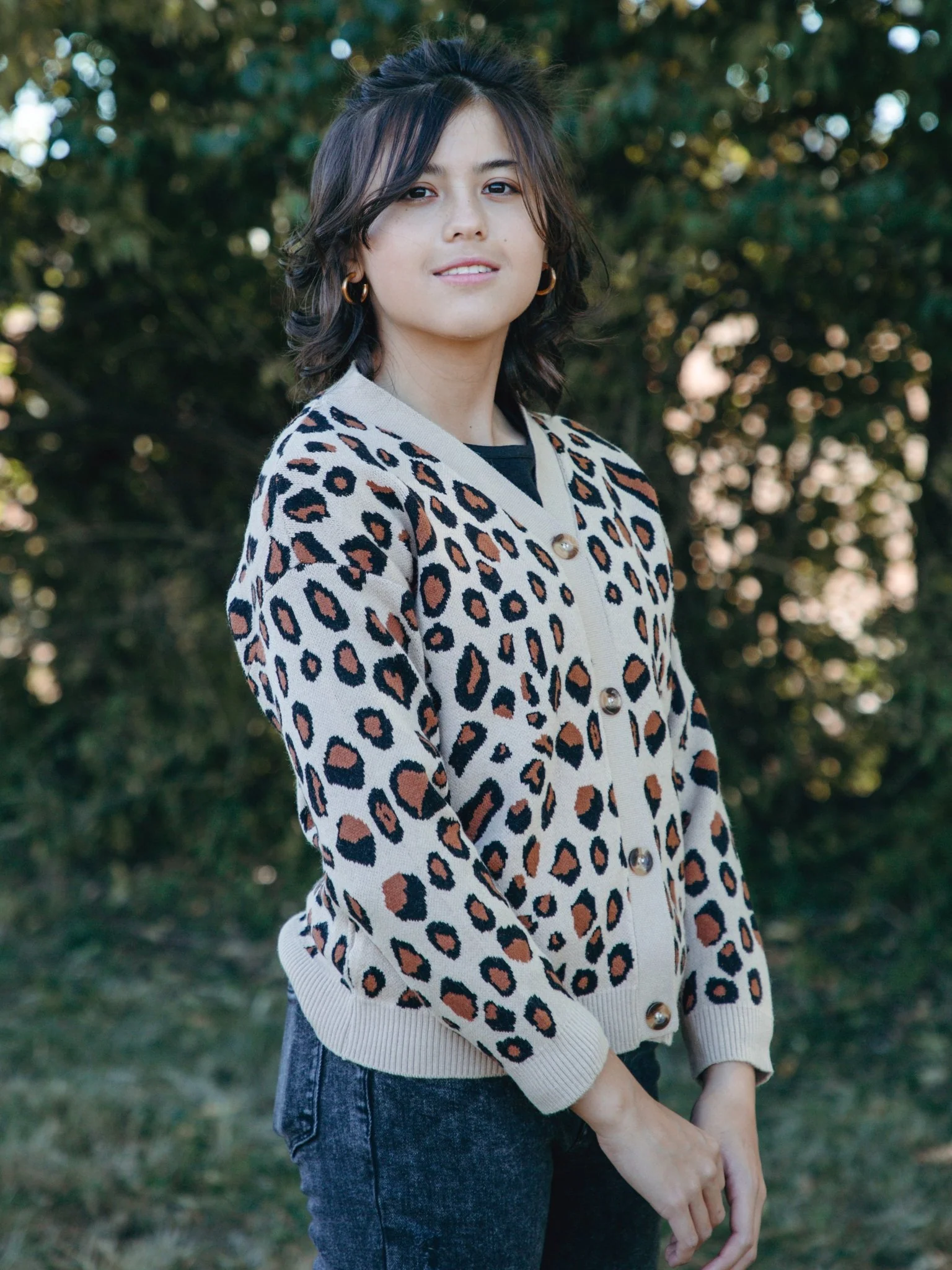 Mom & Me Leopard Cardigan Sweater - Image 8