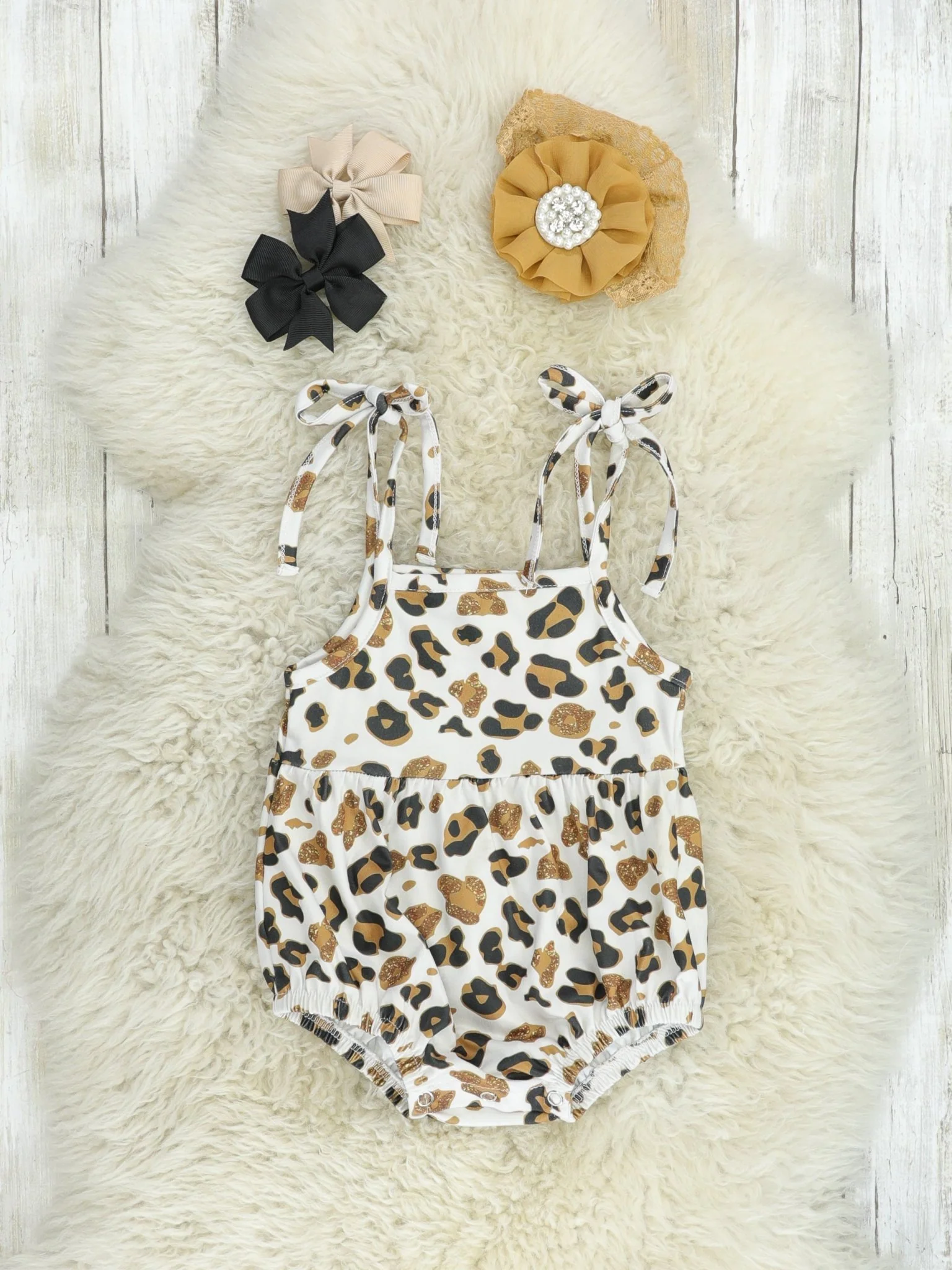 Mom & Me Leopard Ruffle Dress & Romper - Image 2