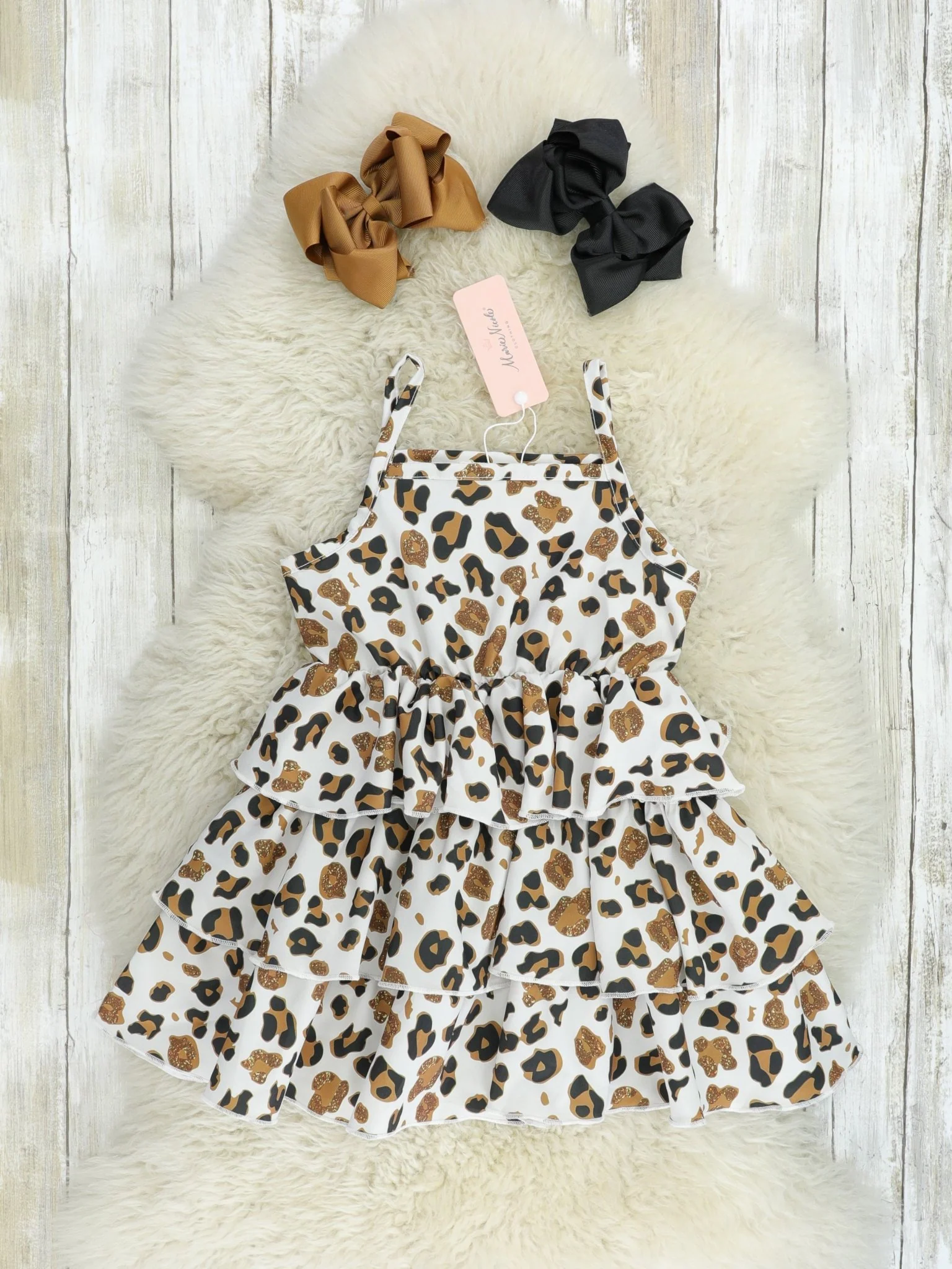 Mom & Me Leopard Ruffle Dress & Romper - Image 3