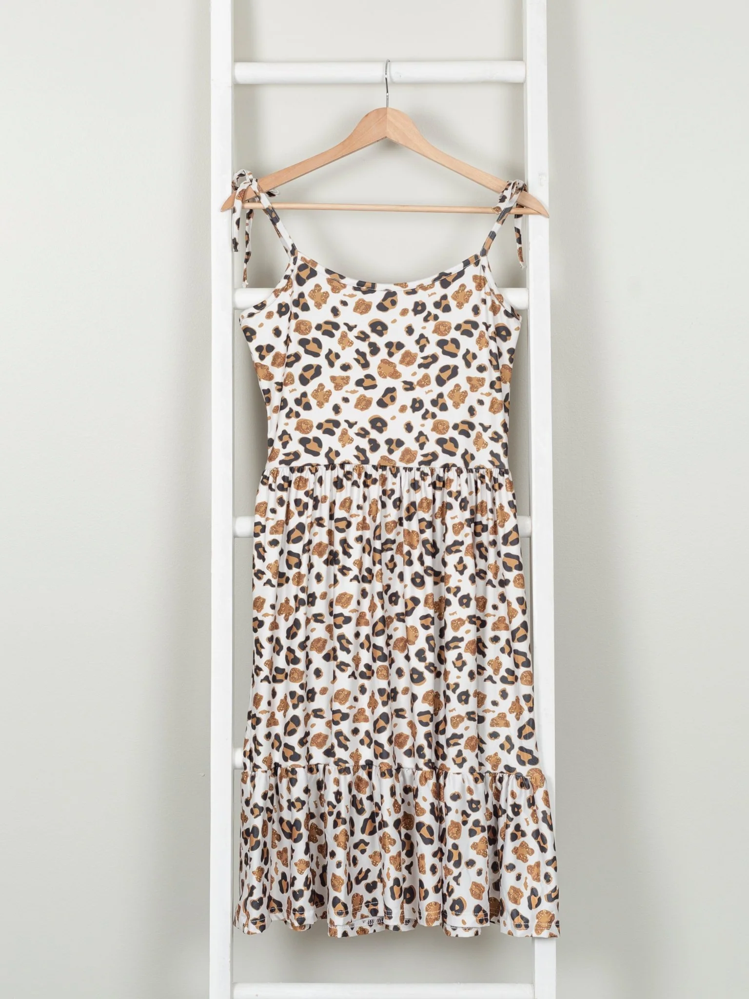 Mom & Me Leopard Ruffle Dress & Romper - Image 4