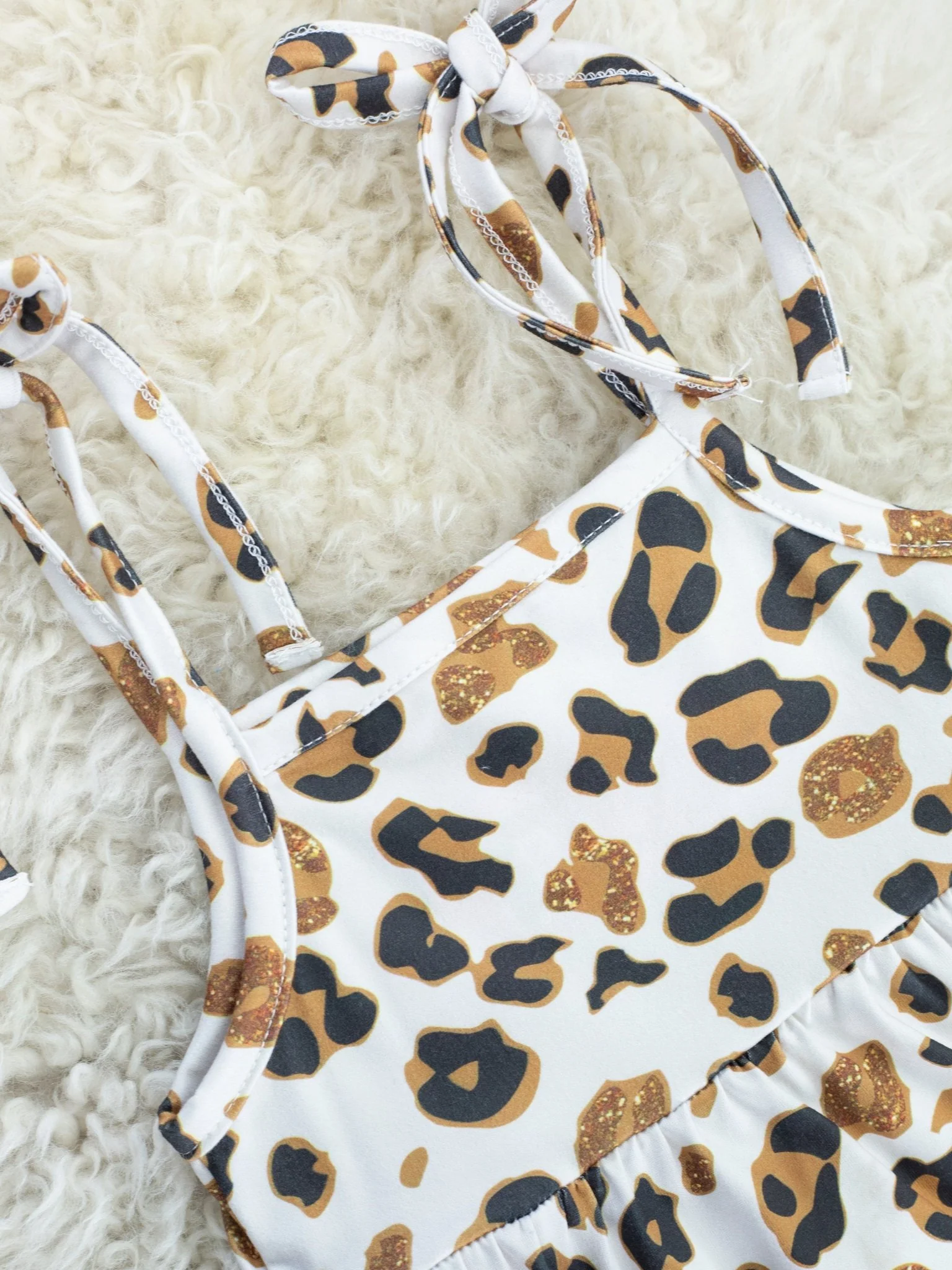 Mom & Me Leopard Ruffle Dress & Romper - Image 5