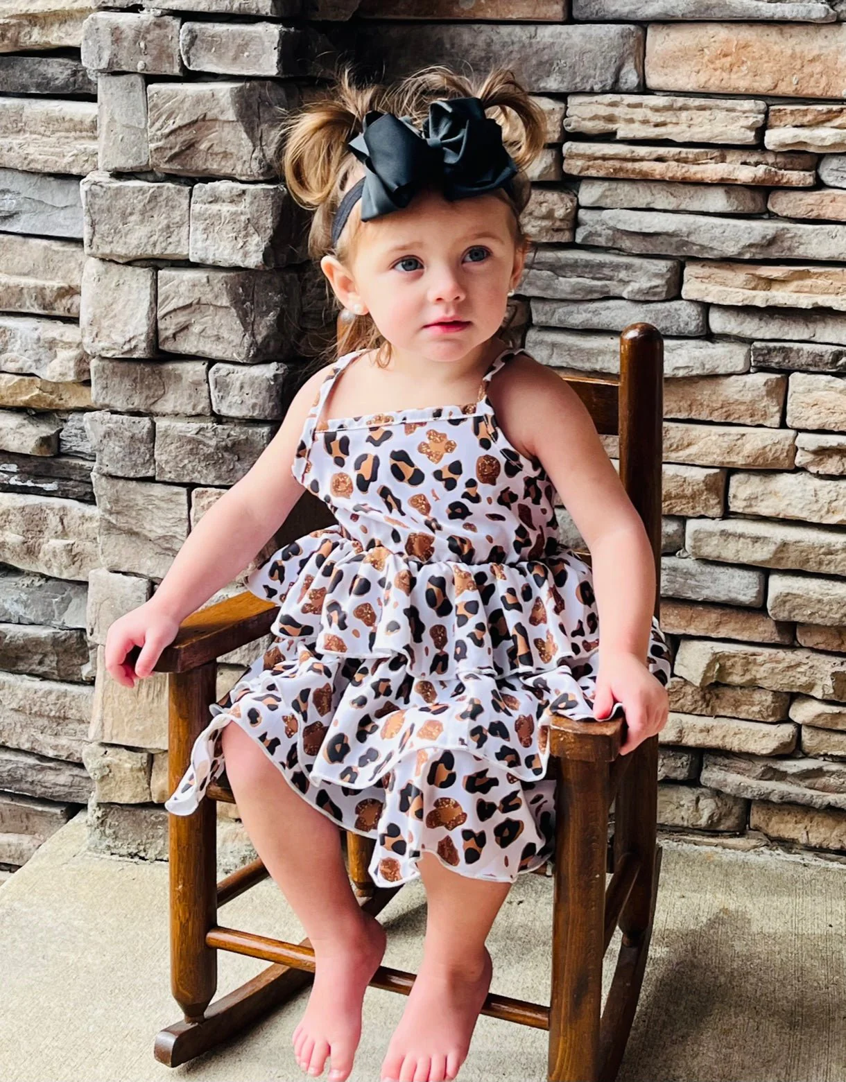 Mom & Me Leopard Ruffle Dress & Romper - Image 7