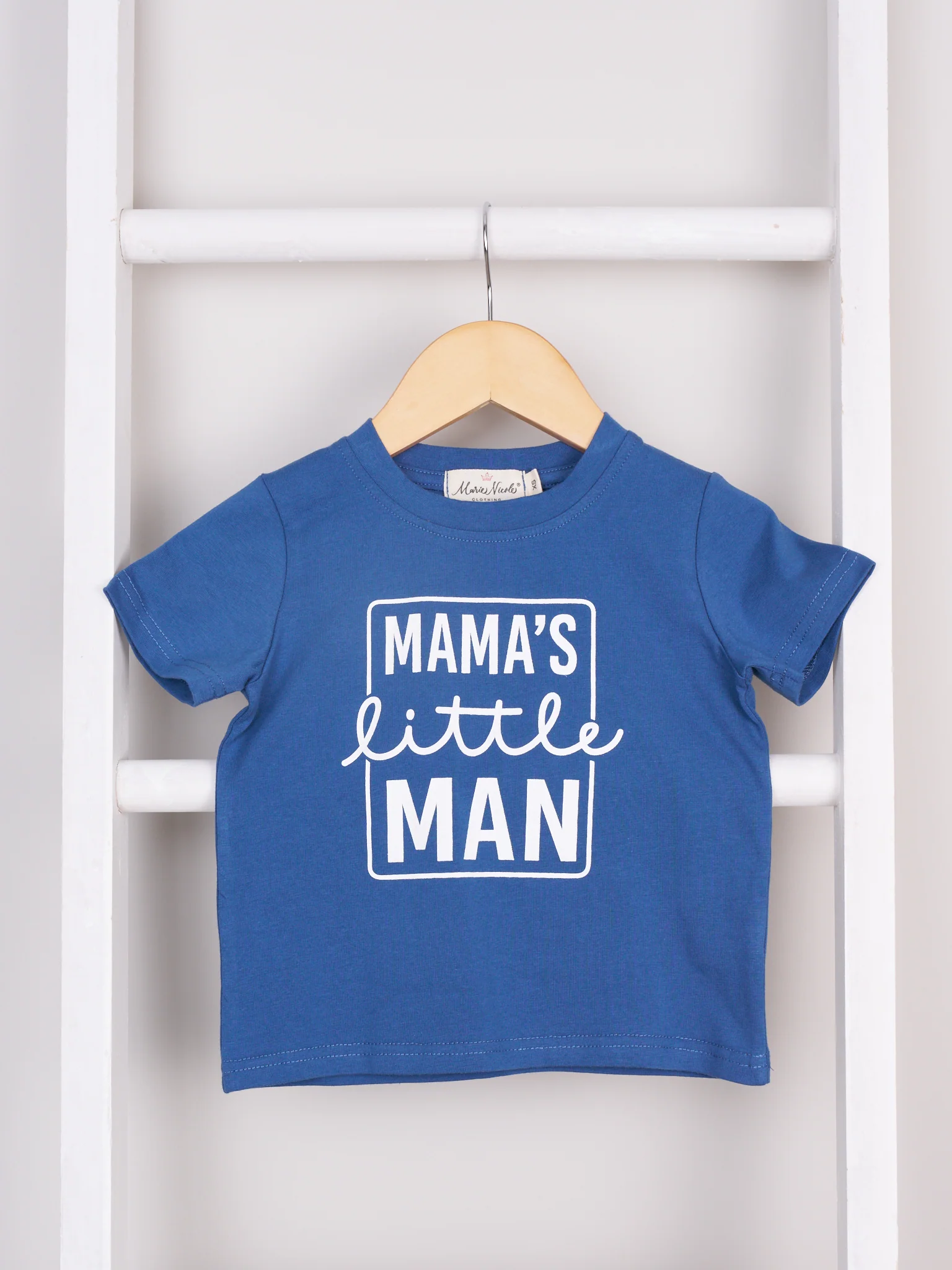 Mom & Me "Mama/ Little Man" Graphic Shirt & Romper - Image 3
