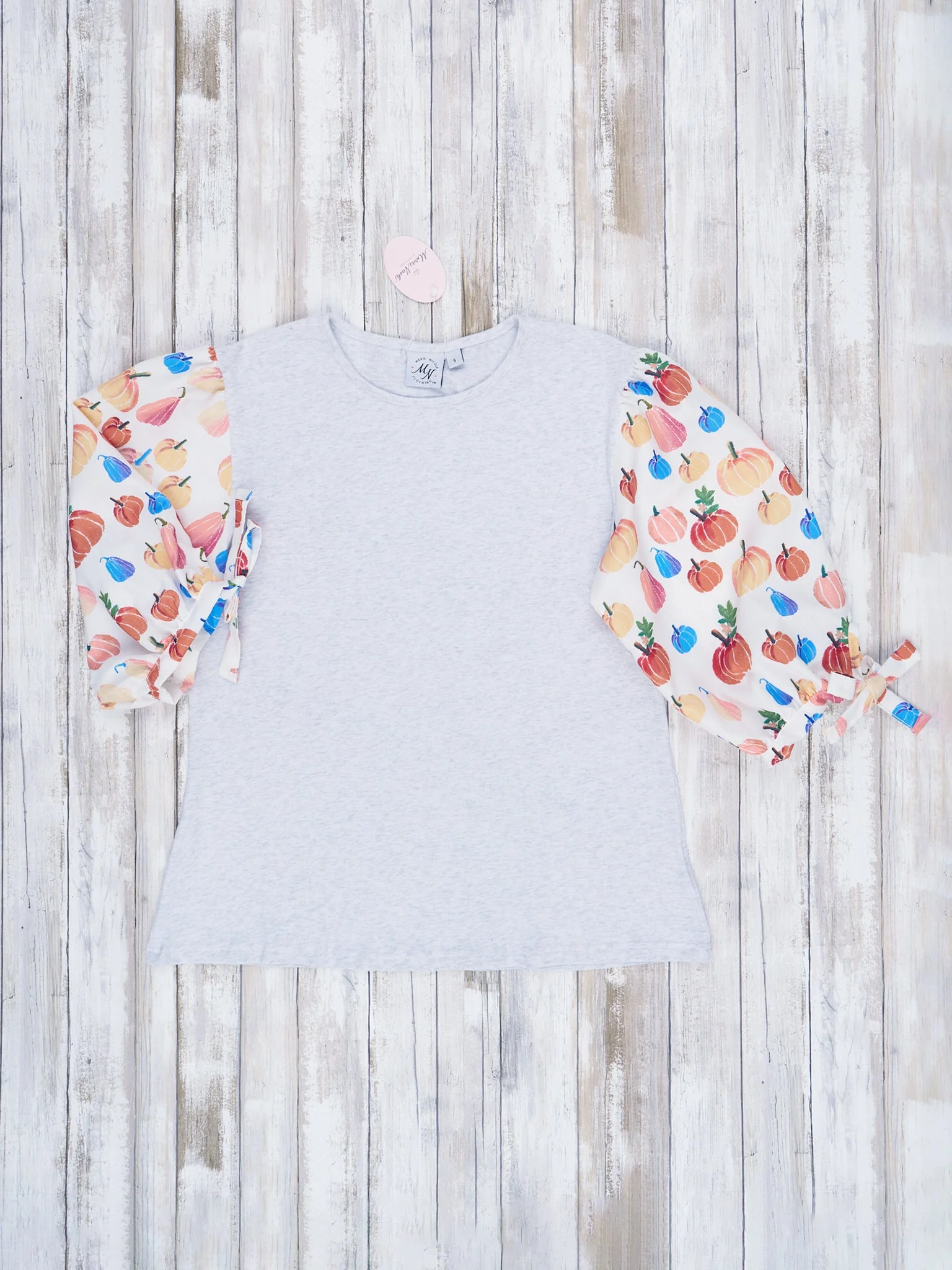 Mom & Me Party Pumpkins Puff Sleeve Top - Image 4