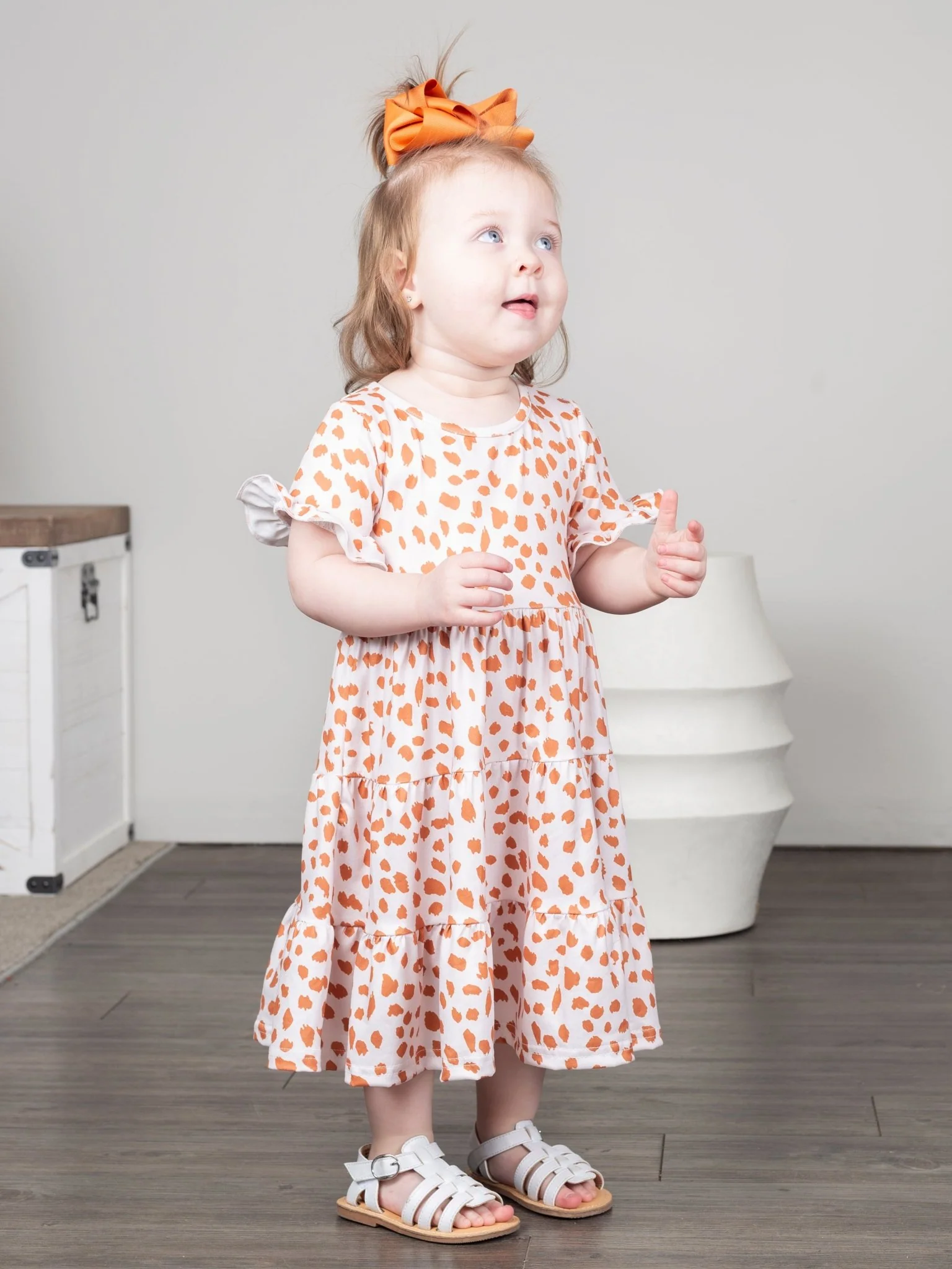 Mom & Me Tiered Cheetah Ruffle Dress - Image 2