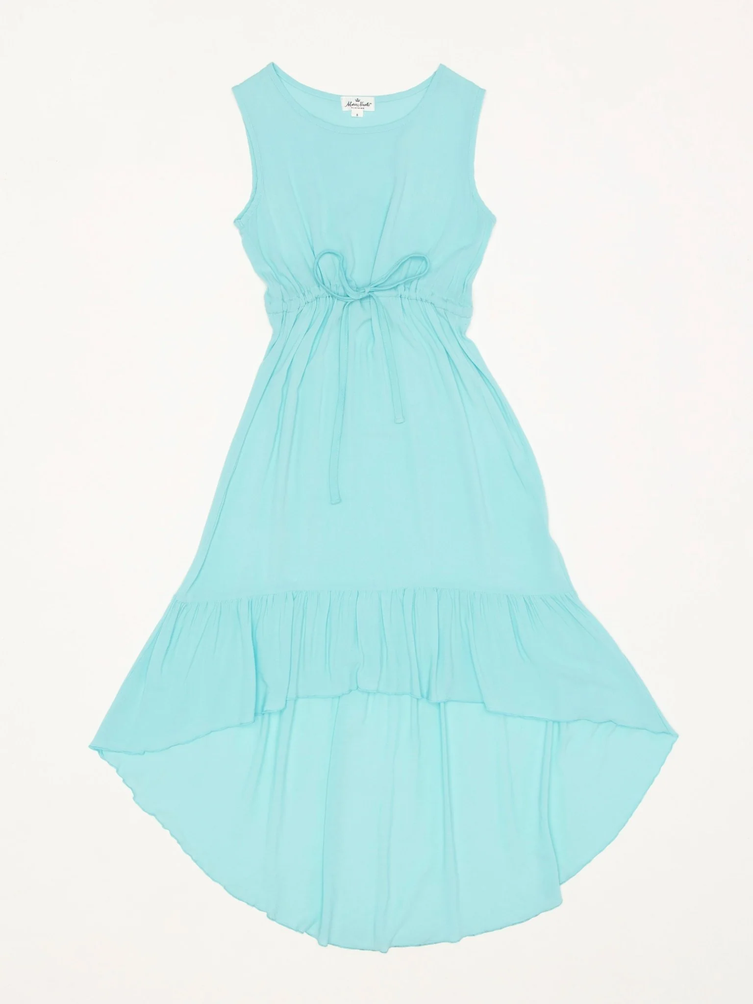 Mom & Me Aqua Maxi Dress & Romper - Beachwear - Image 4