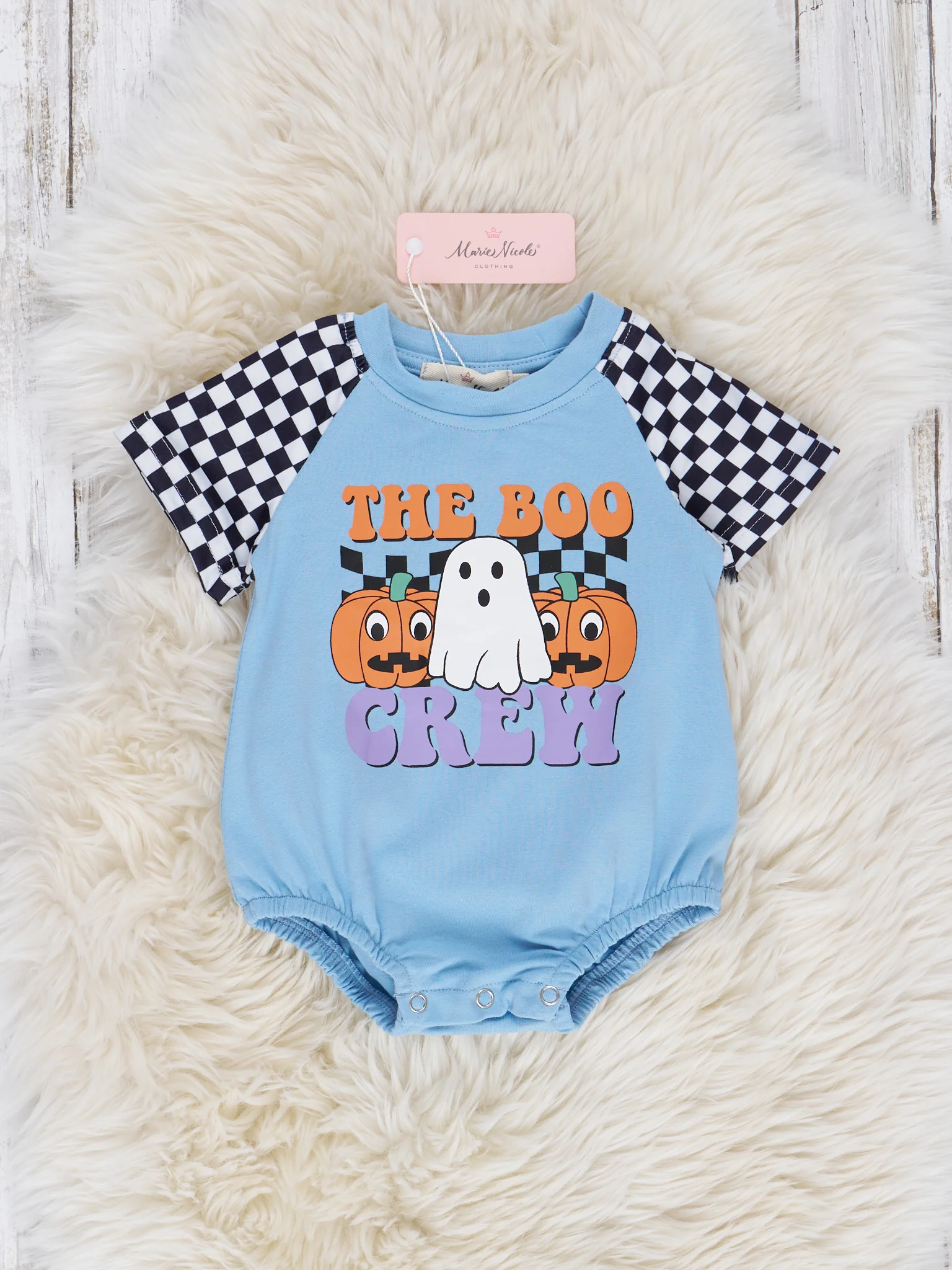 Mom & Me Blue "Boo Crew" Shirt & Romper - Image 2