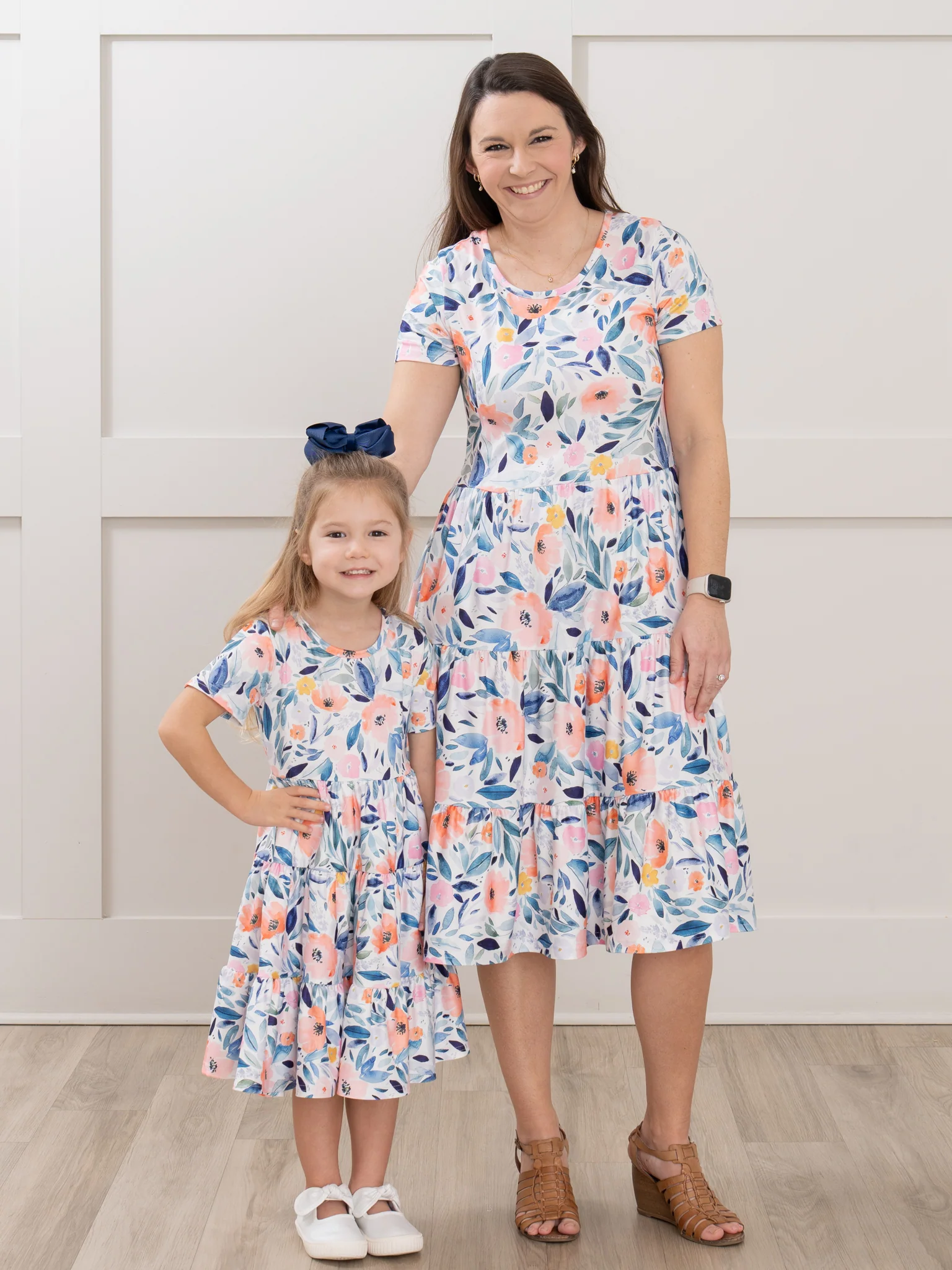 Mom & Me Blushing Susie Tiered Dress - Image 2