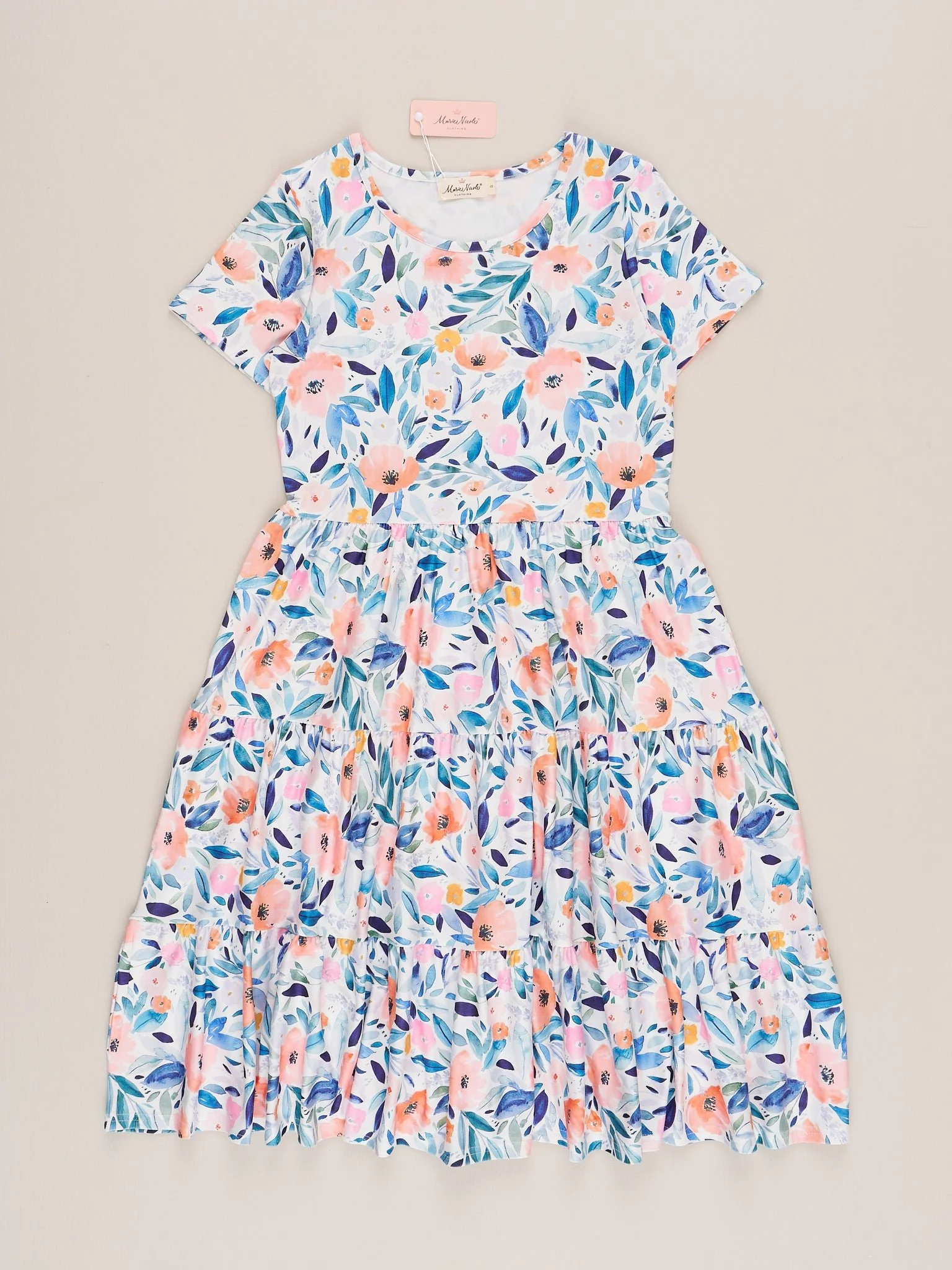 Mom & Me Blushing Susie Tiered Dress - Image 4