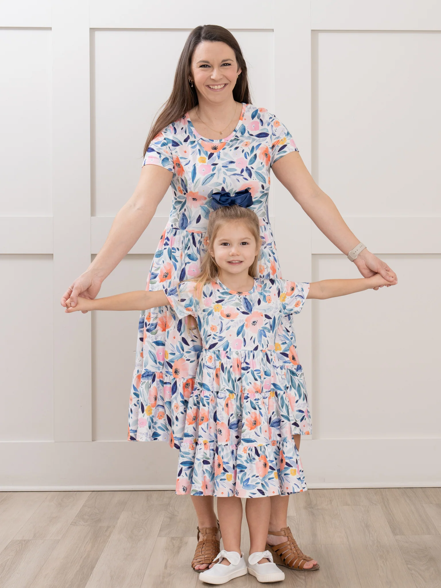 Mom & Me Blushing Susie Tiered Dress - Image 7