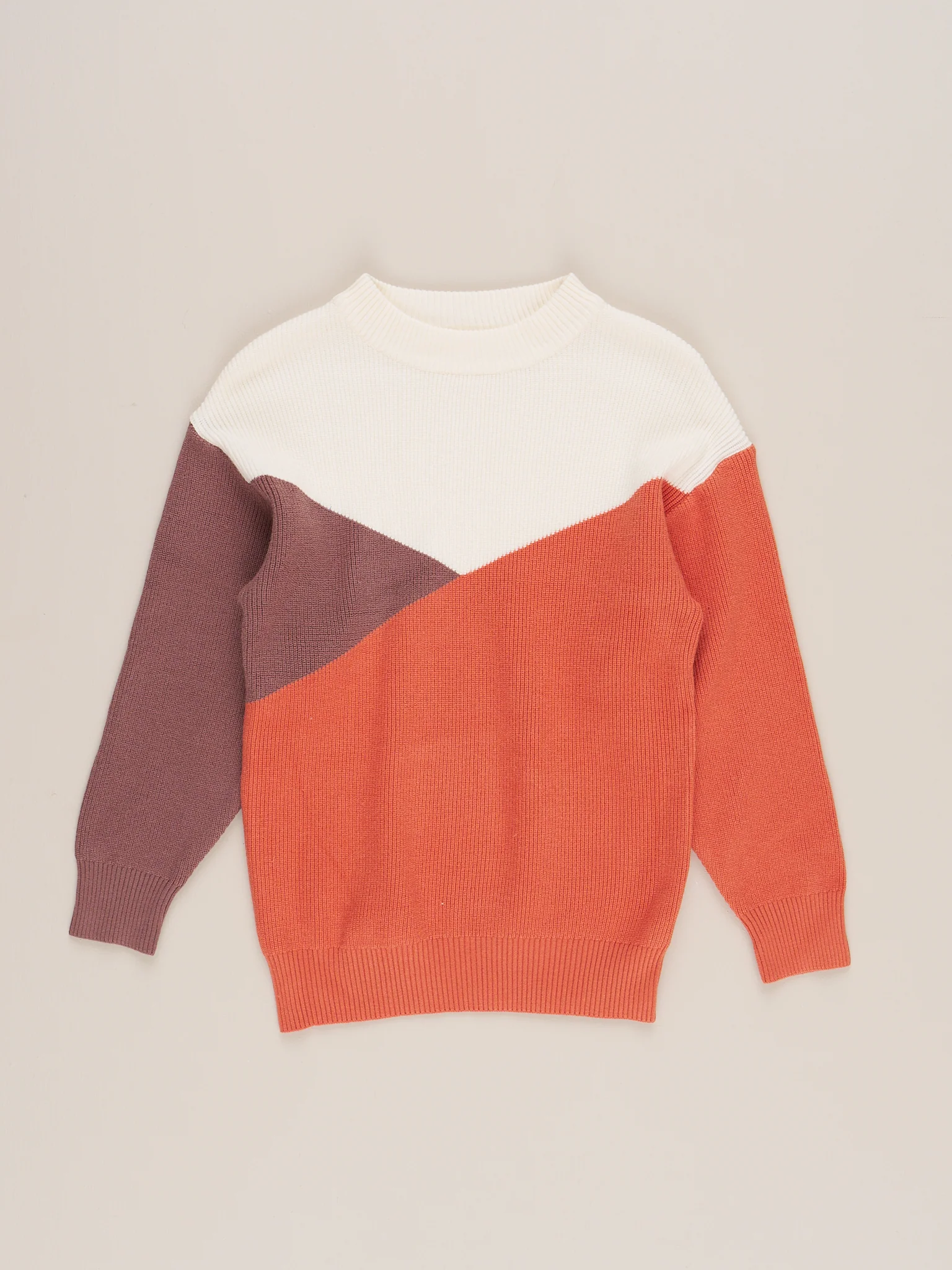 Mom & Me Cinnamon Geometric Mock Neck Sweater - Image 4