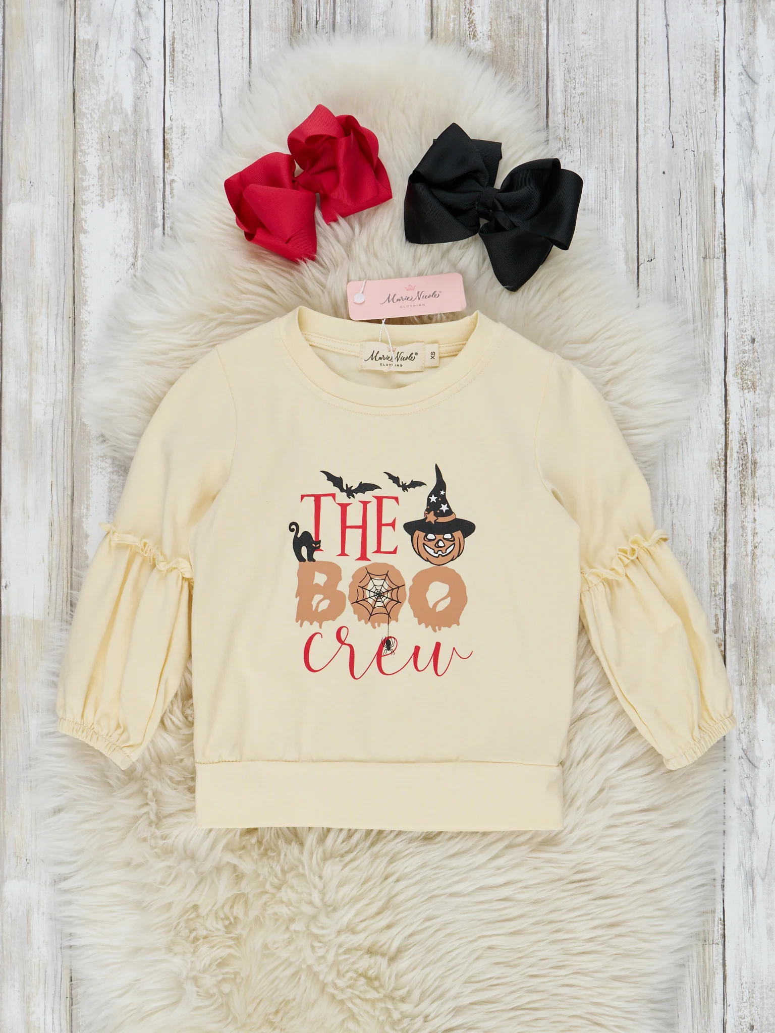 Mom & Me Cream "Boo Crew" Shirt - Image 2