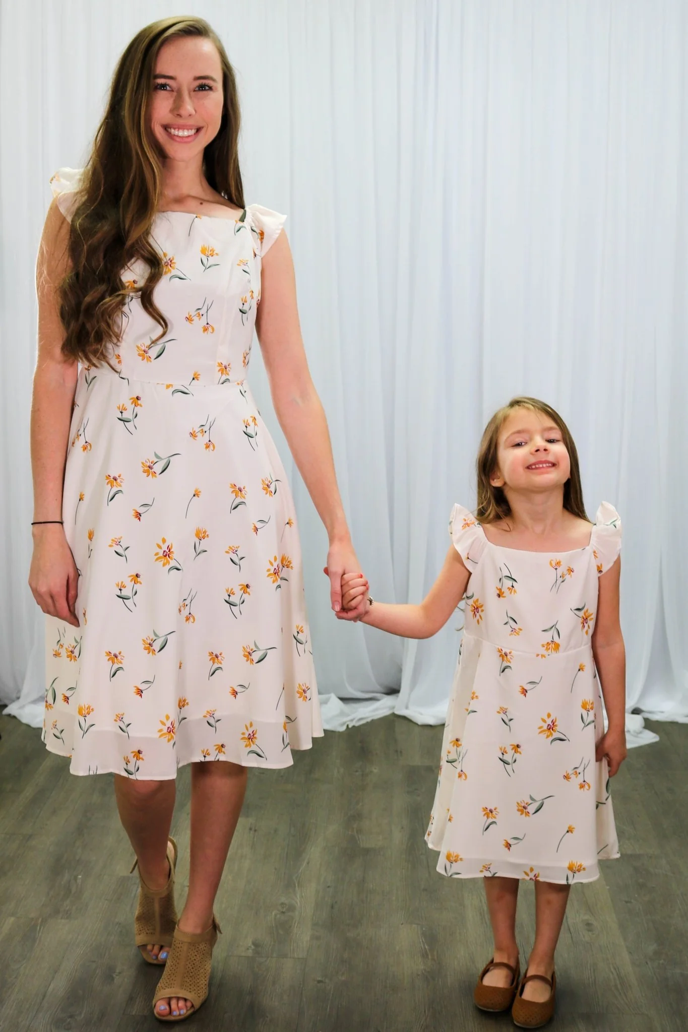 Mom & Me Dainty Floral Fluttersleeve Dress - Image 4
