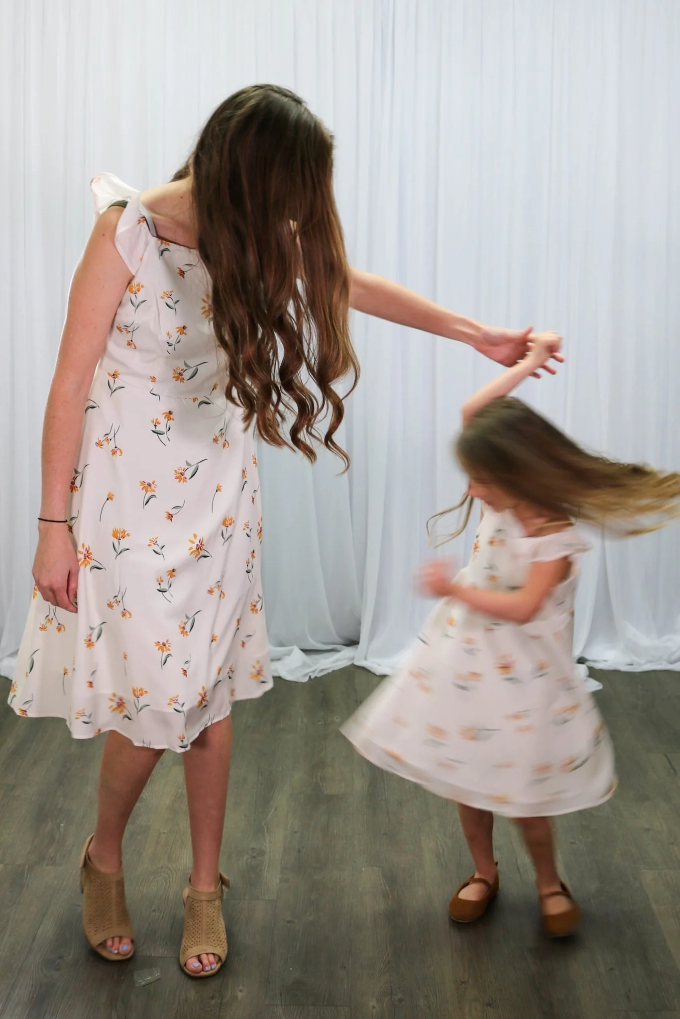 Mom & Me Dainty Floral Fluttersleeve Dress - Image 5