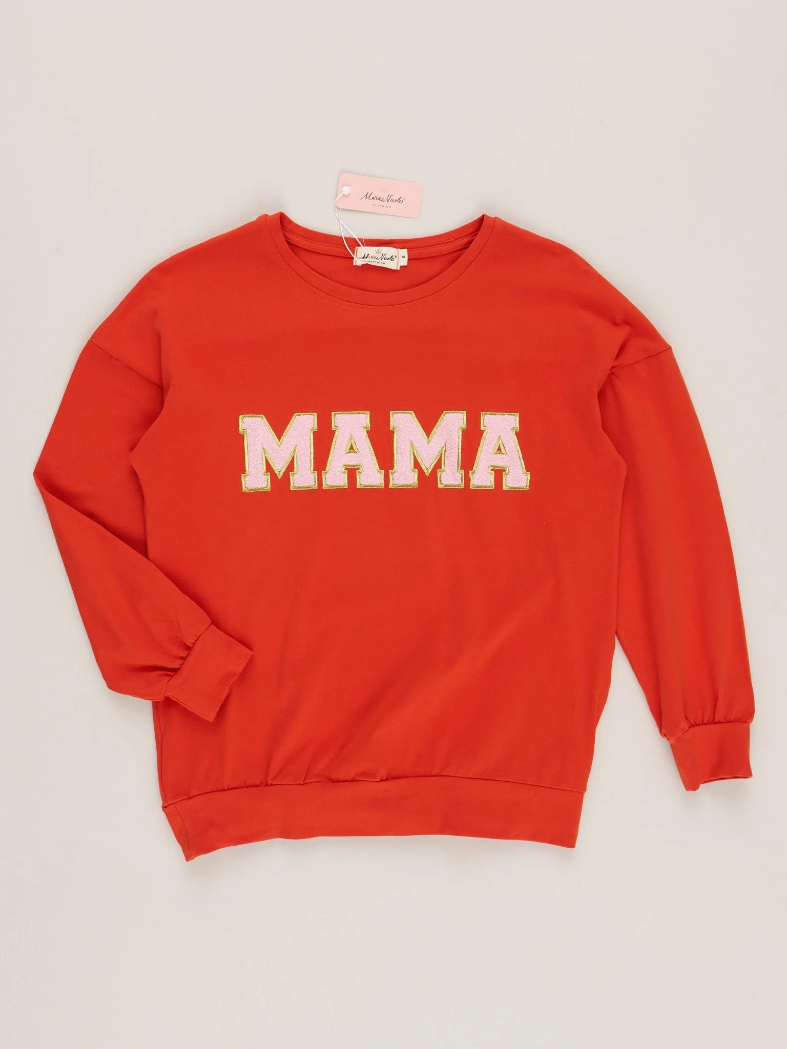 Mom & Me Dark Orange "Mama/Mini" Crew Neck - Image 4