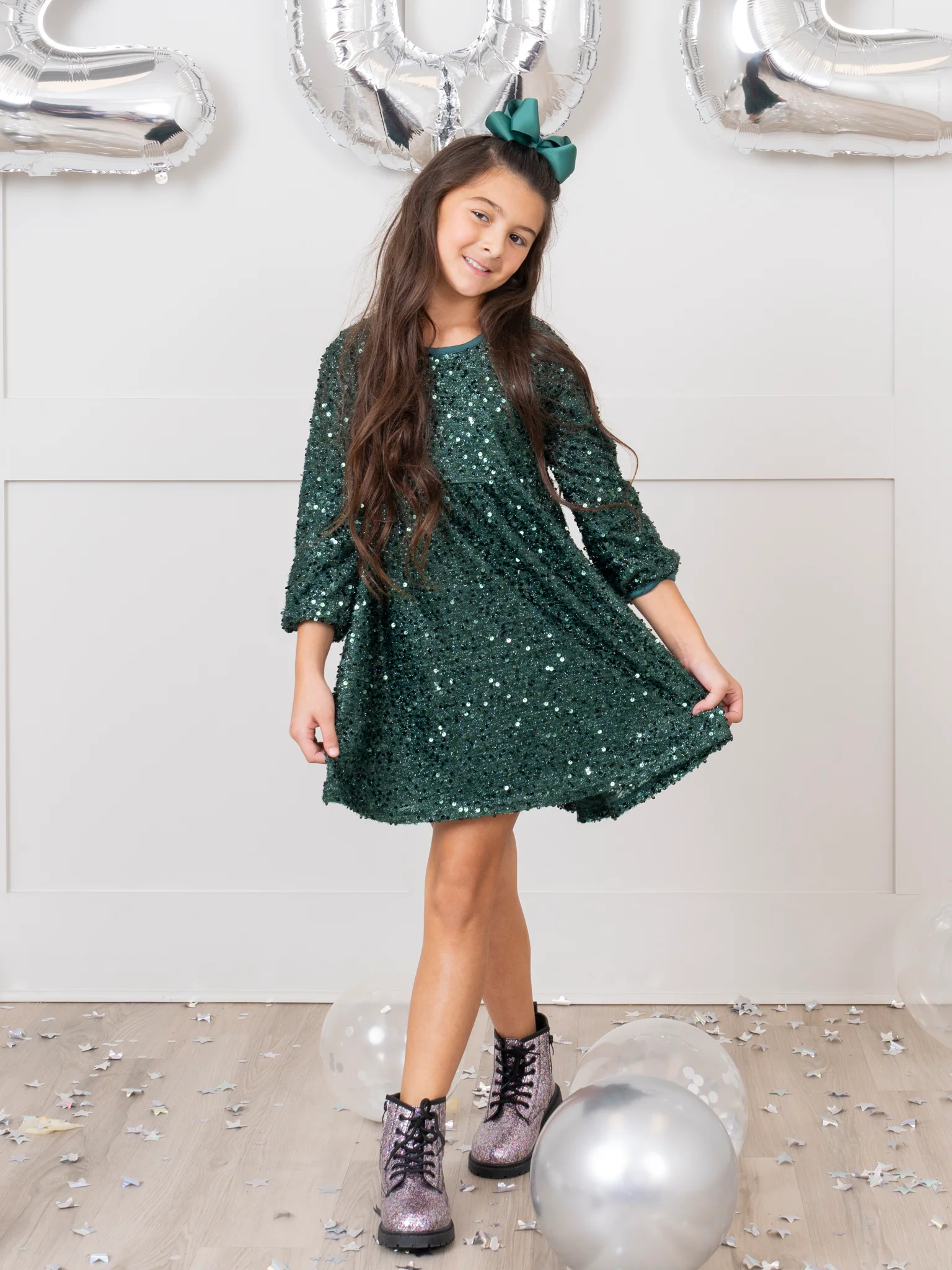 Mom & Me Dazzling Sparkles Sequin Dress - Image 10