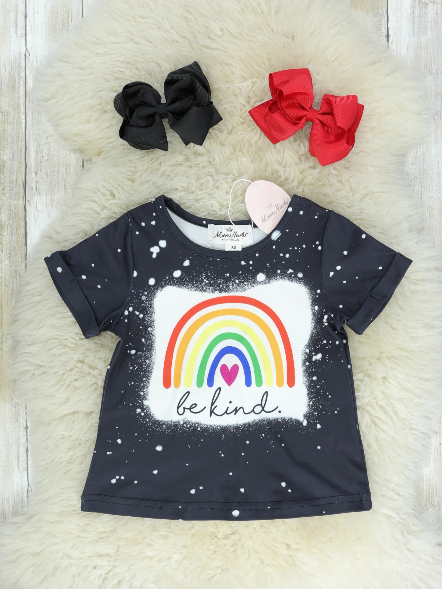 Mom & Me Distressed Be Kind Shirt - Image 2