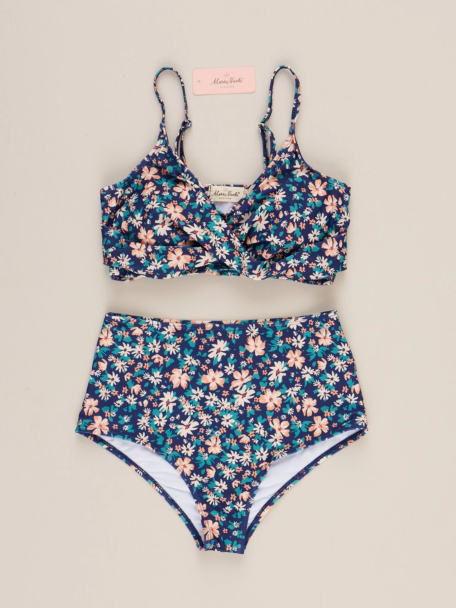 Mom & Me Ditsy Wildflowers Ruffle Swimsuit - Image 2