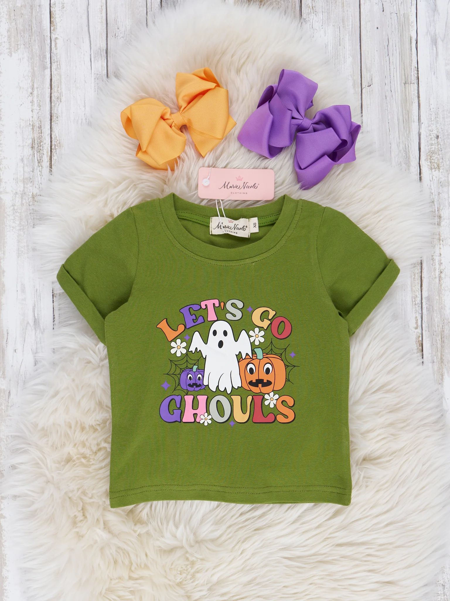 Mom & Me Ghoulish Green Top & Romper - Image 3