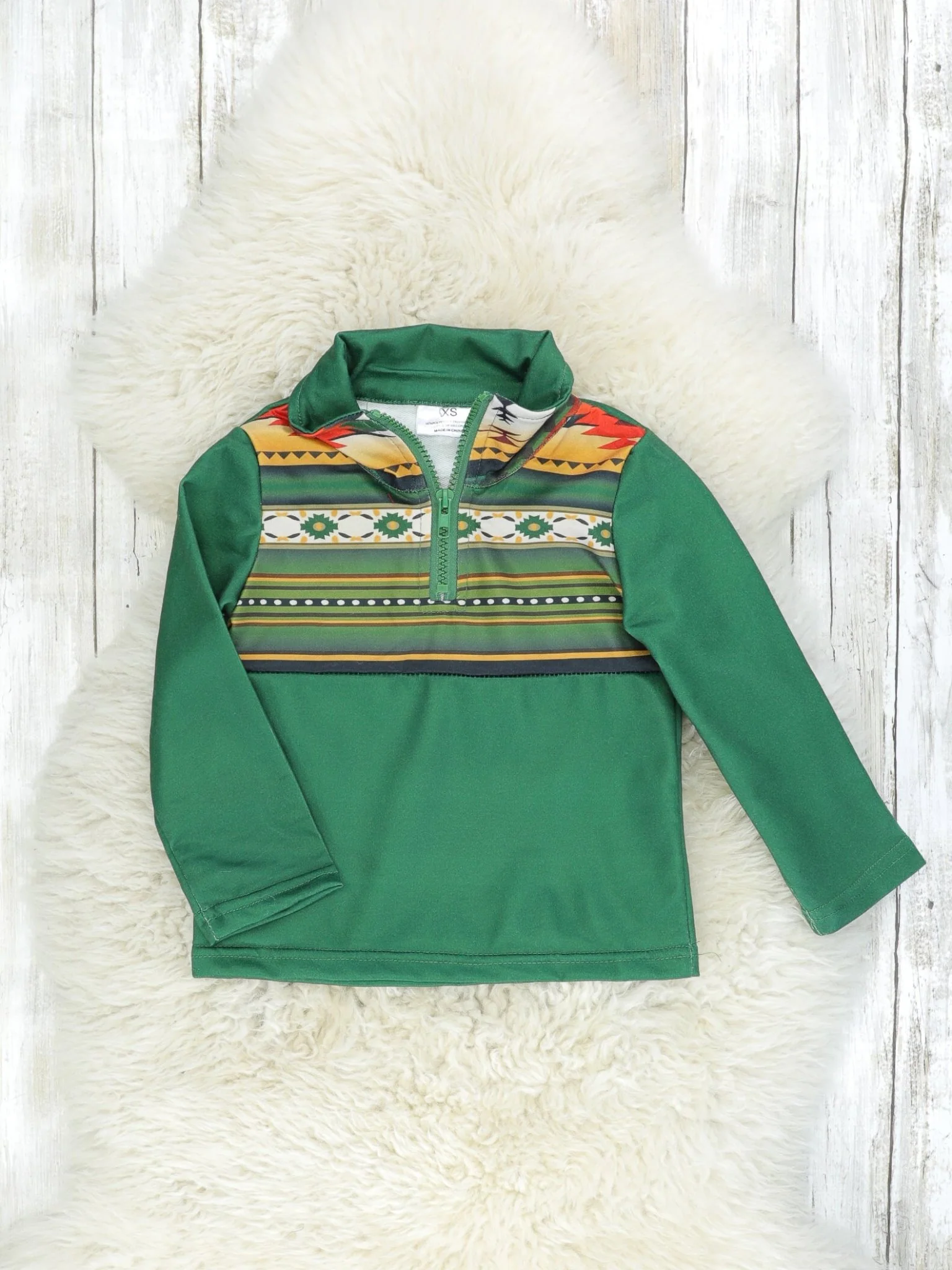Mom & Me Green Western Long Sleeve - Image 3