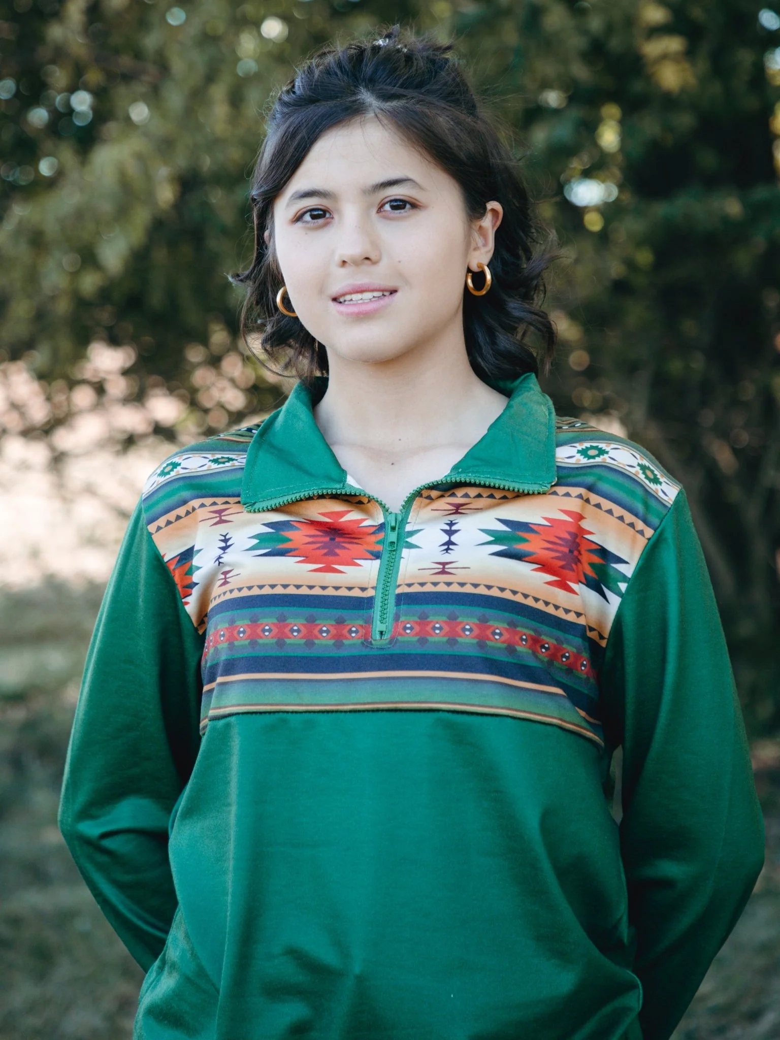 Mom & Me Green Western Long Sleeve - Image 6